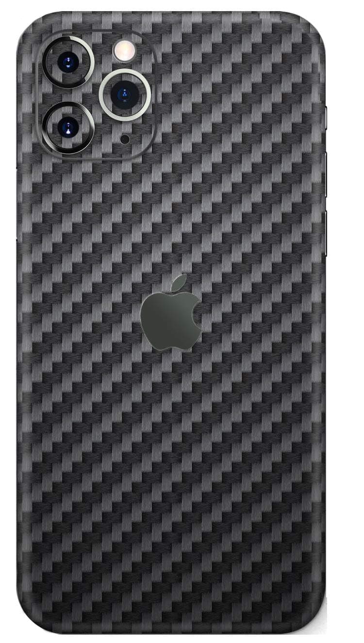 Carbon Fiber 3M 1080 Film for IPHONE 11 PRO Skin Wrap Protective with perfect fit Around Borders and Back. Thin 3D elegant Skin (iPhone 11 PRO)