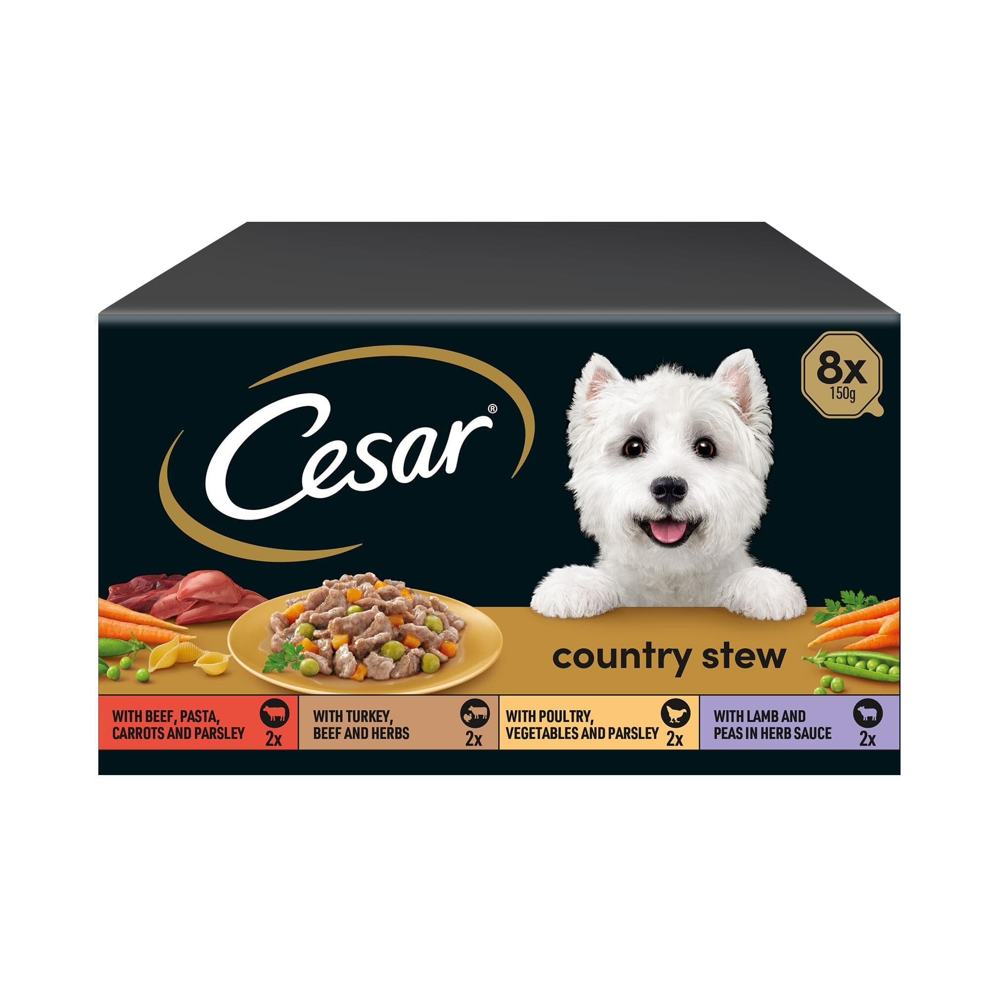Country Stew Adult Wet Dog Food, Special Selection, Pack of 3 (3 x 8 Trays x 150 g)