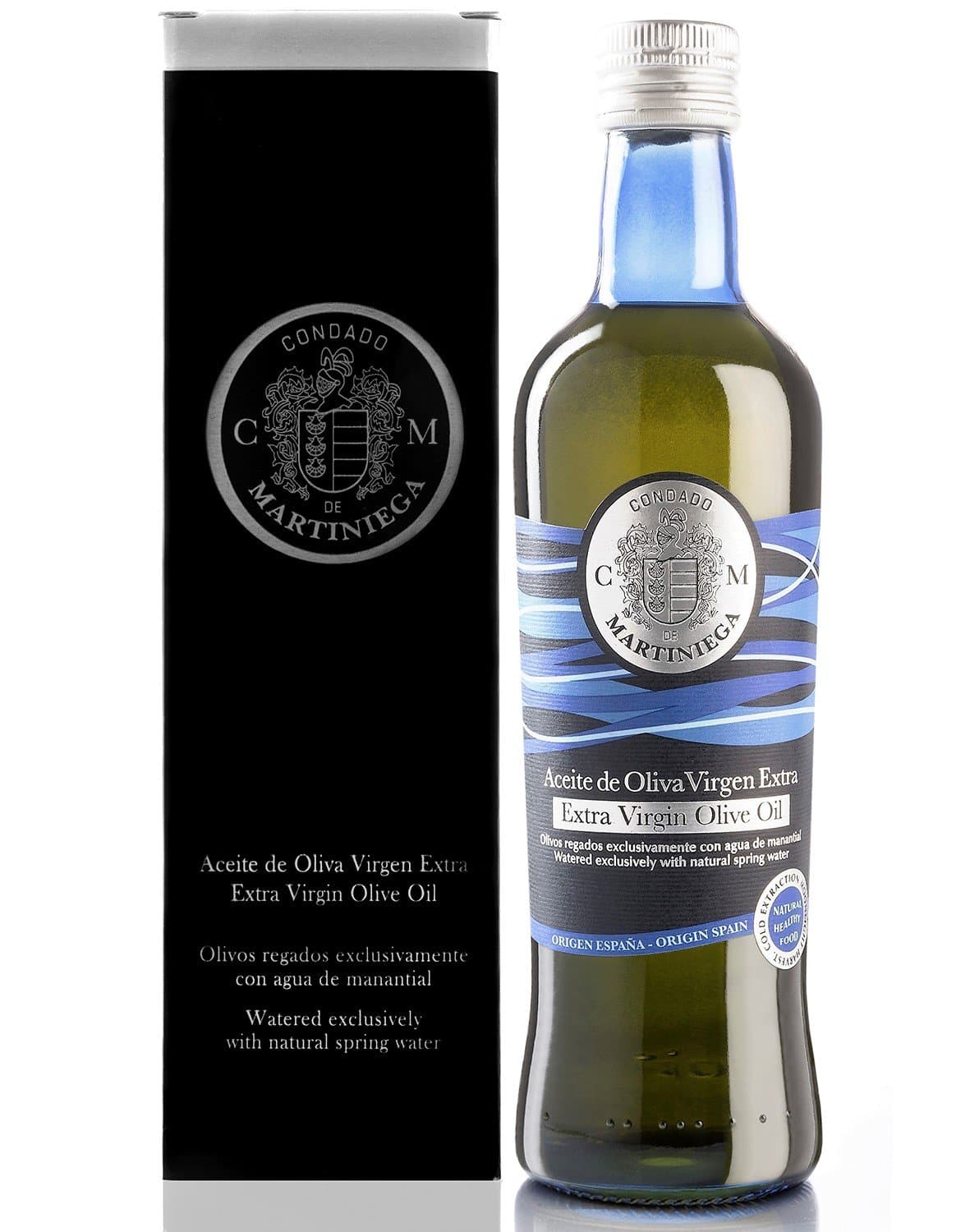 Ultra Low Acidity Platinum 0.2 Extra Virgin Olive Oil | Arbequina Spanish Olives | Condado de Martiniega (1X500ml)