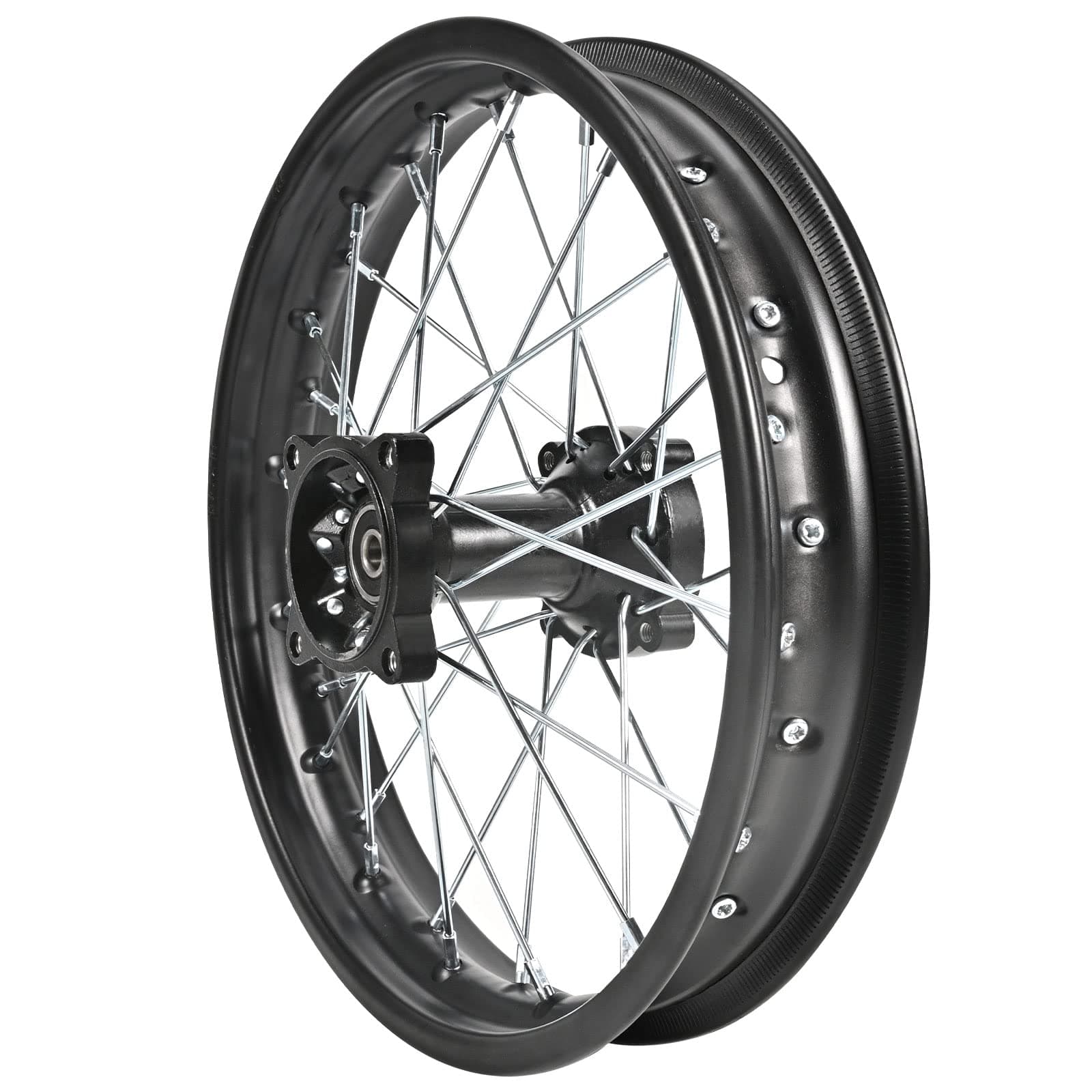 Rear Wheel Rim Hub for Motocross Off Road Dirt Pit Bike (90/100-14 (15mm Bearing))