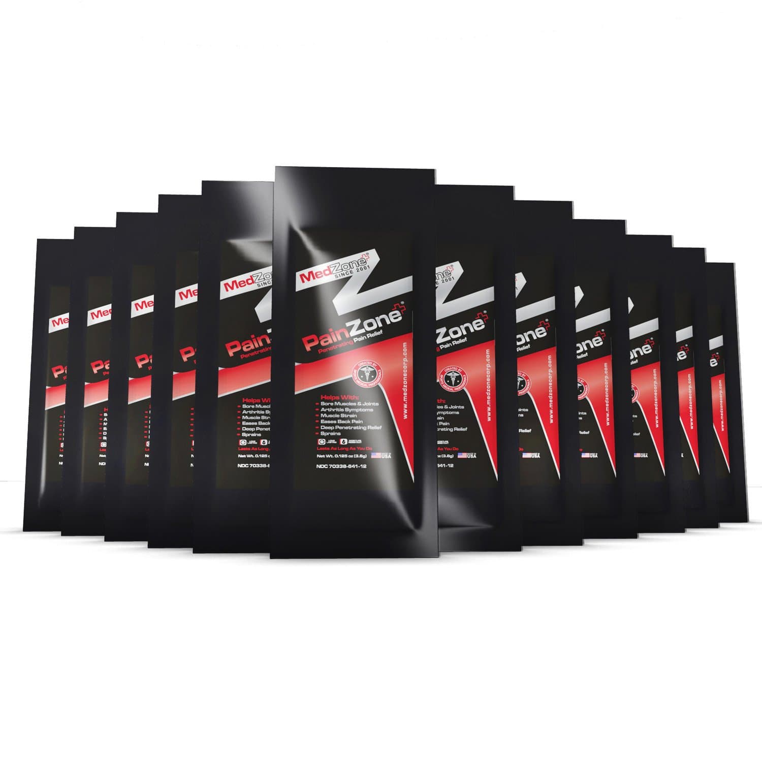 PainZone Pain Relief Packets, 0.125 Ounce, 12 Pack