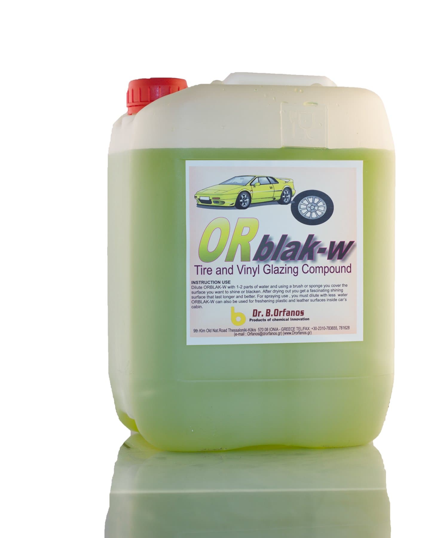 90 26 Orblak Tire Shining and Blackening Liquid (5 Litres)