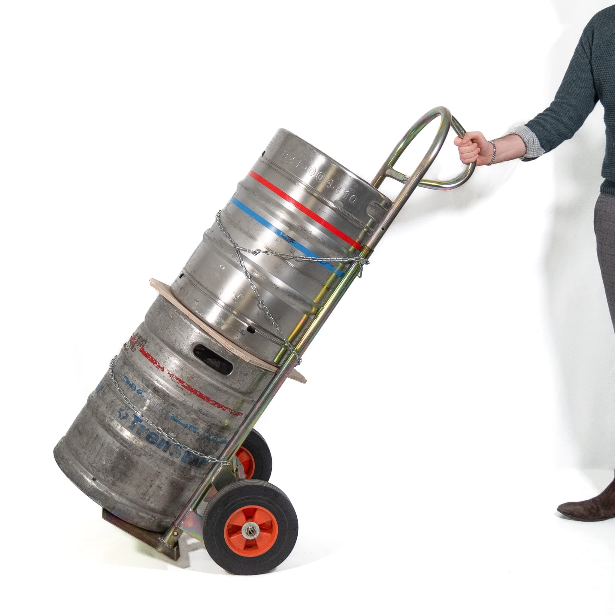 300KG LIFT KEG MOVER HAND TRUCK SACK TROLLEY PUNCTURE PROOF TYRES