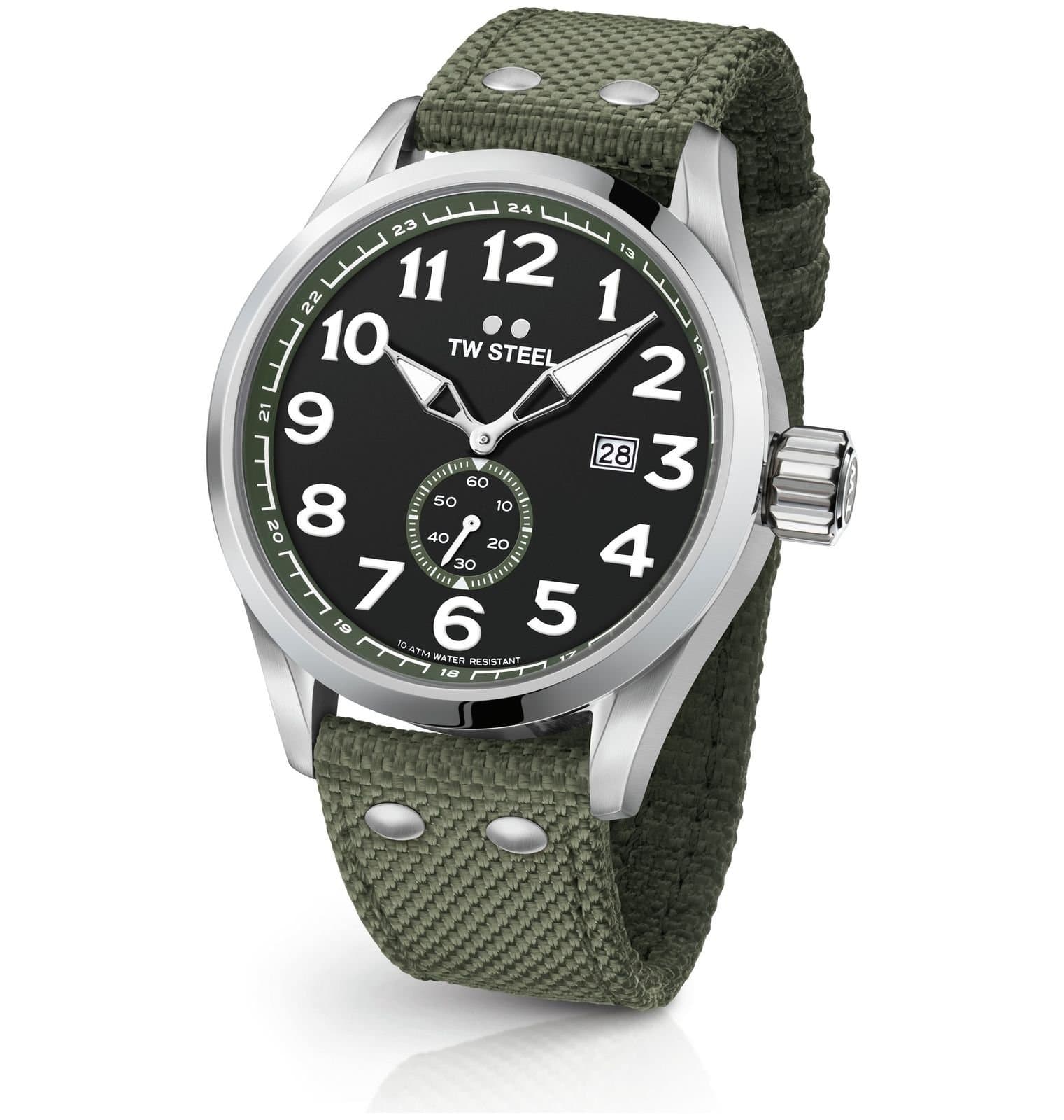 TW Steel Volante Exclusive Military TWVS29 3 Hand Watch