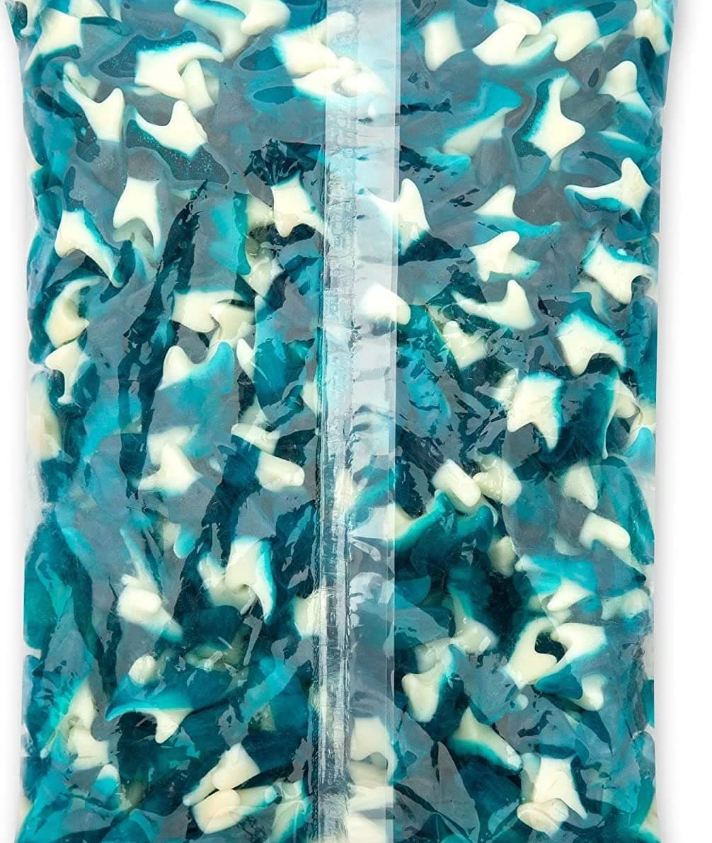 Blue Baby Sharks Gummy Candy Economy Box 1lb