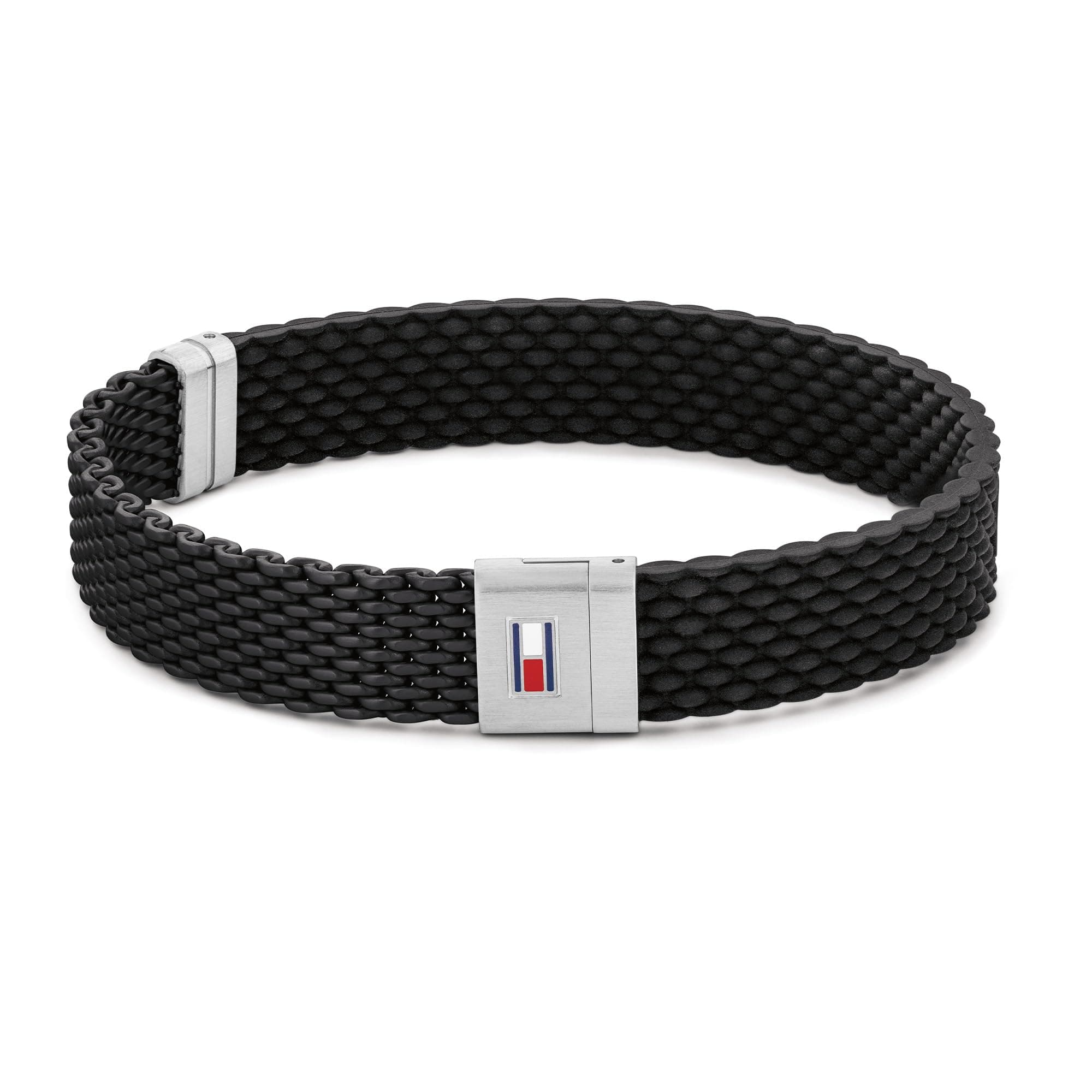 Tommy Hilfiger Jewelry Men's Silicone Bracelet in black or blue