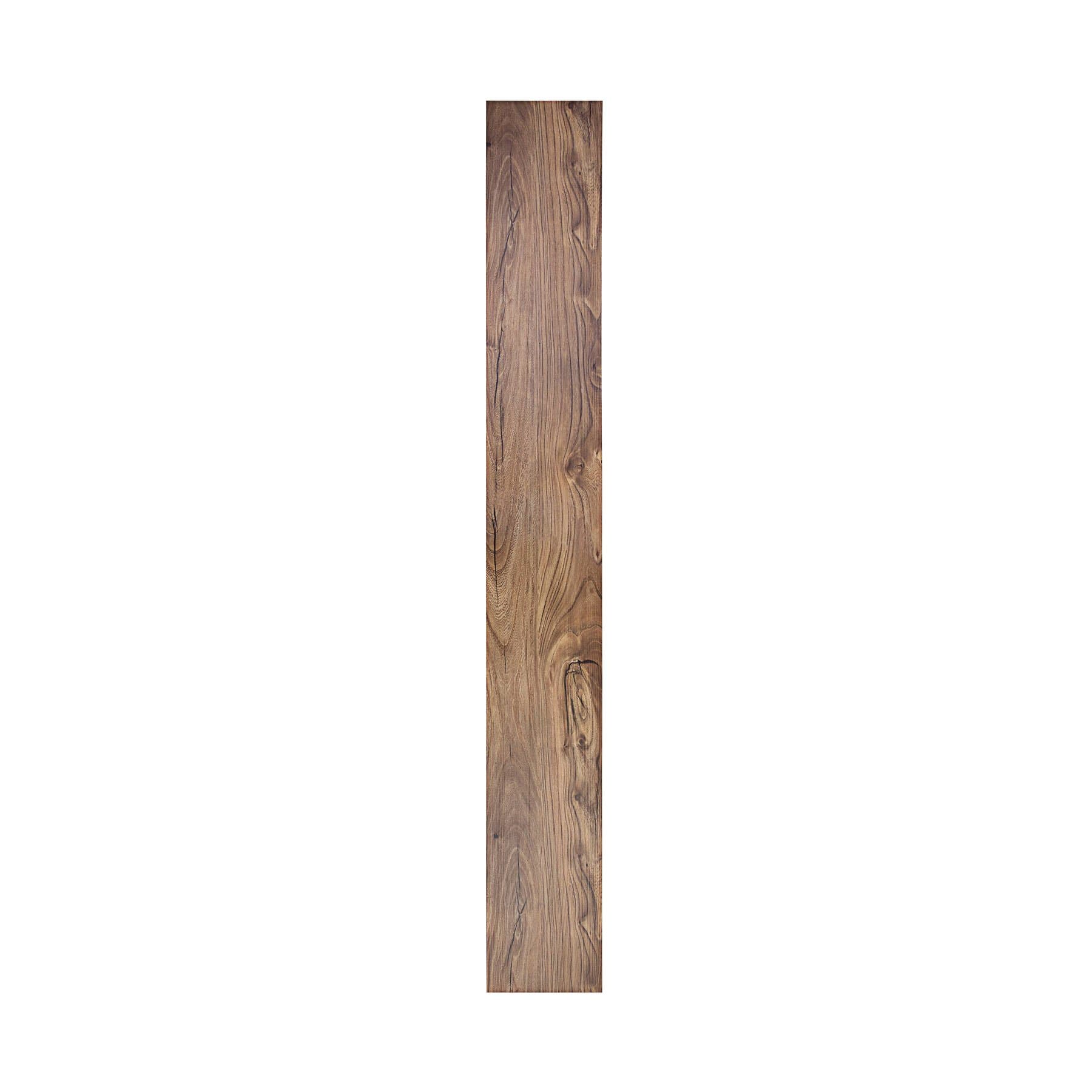 47 Sq Ft Restored Pine Vinyl Plank Flooring 48" x 6" Resembles Hardwood Or Use for Wood Accent Wall Pack of 24, Easy Install, Pine Brown JHA1000101