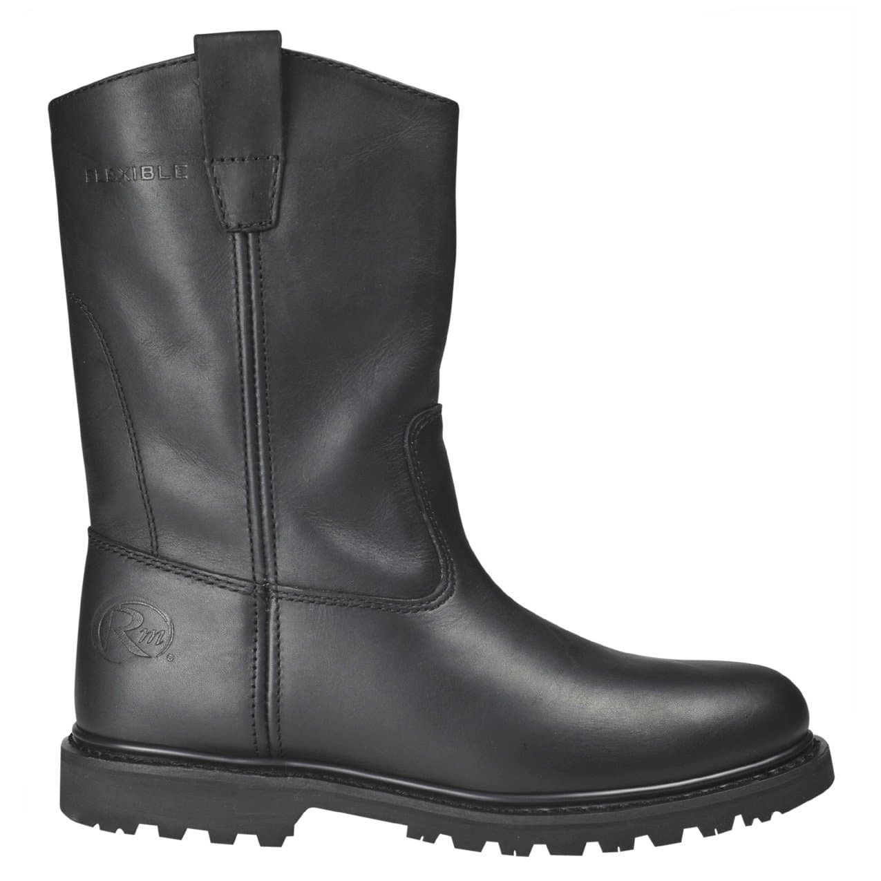 ROADMATE BOOT COMen's 833H 10" Flexible Wellington,Black Oil Full Grain Leather,US 7.5 M
