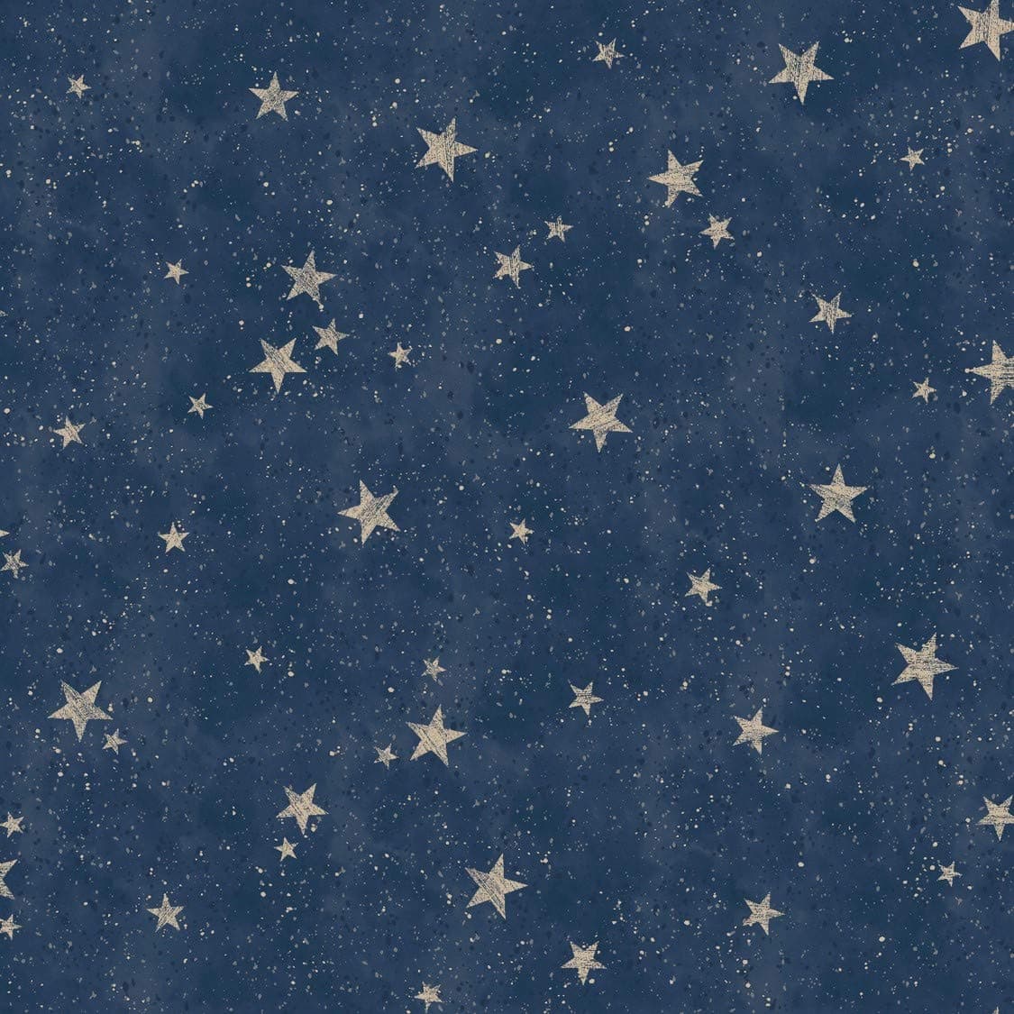 Fine Décor M1490 Starlight Stars Navy Wallpaper, Blue