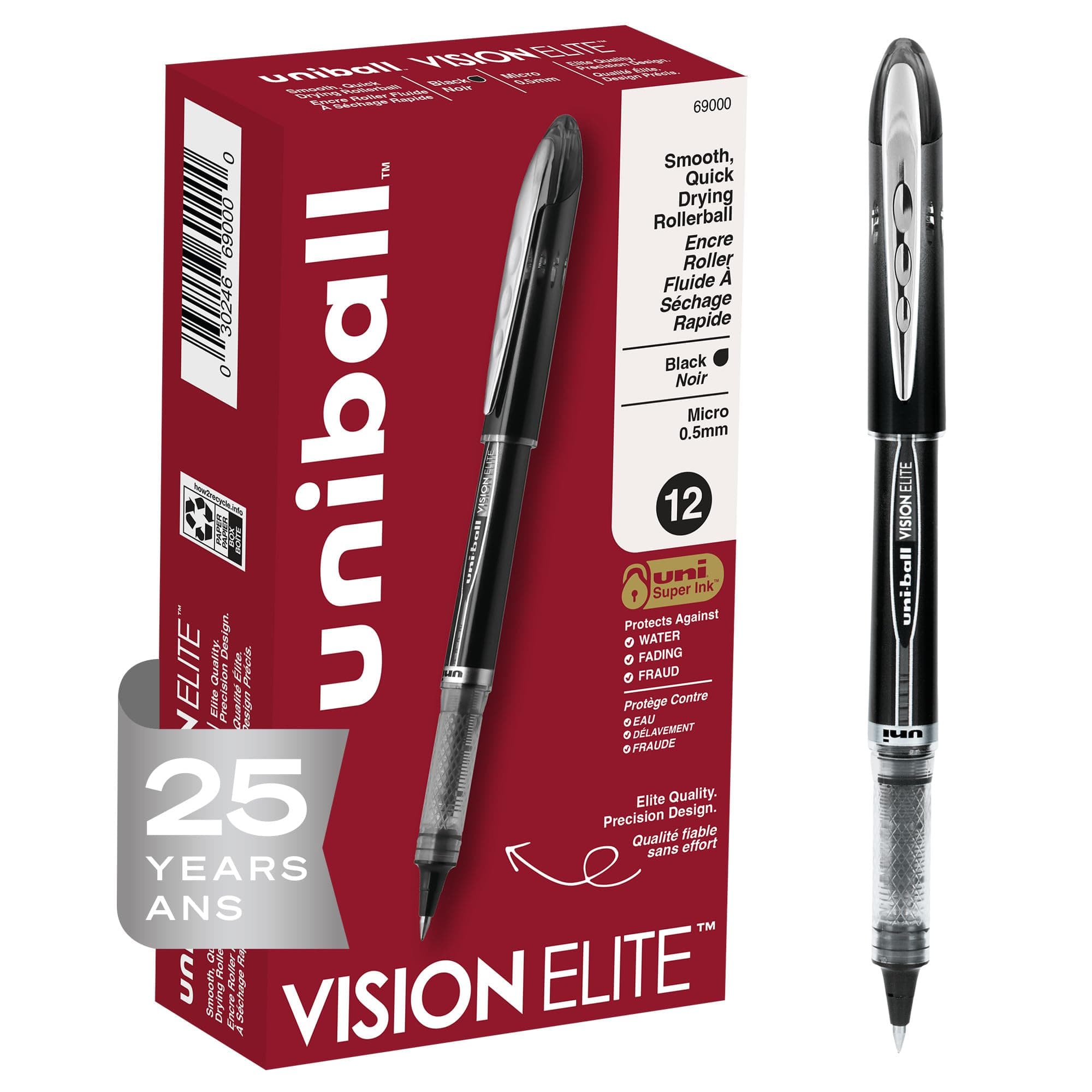 uni-ball Vision Elite 0.5mm 12
