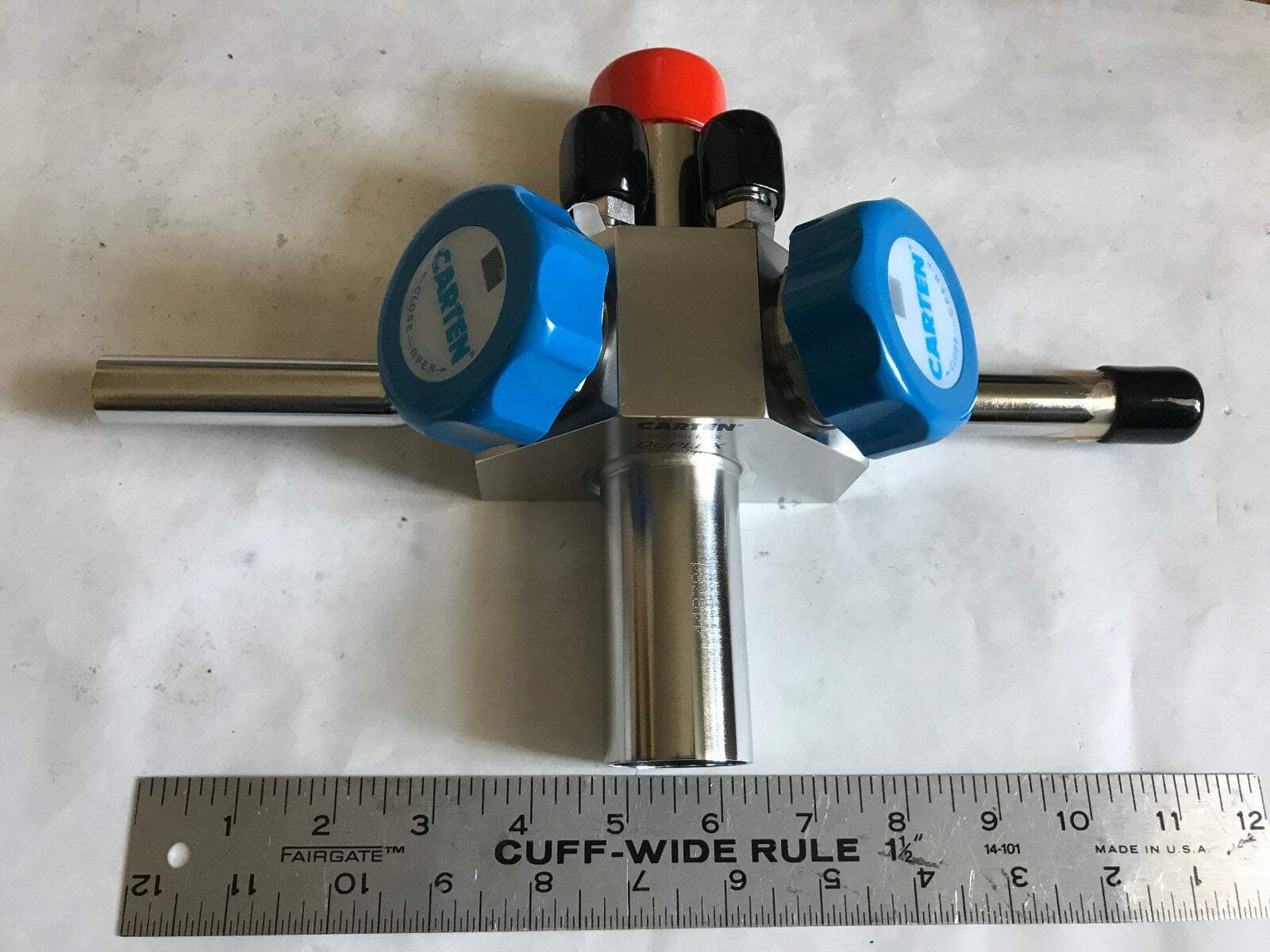 CARTEN 501117-01-BLU CROSS-DUPLEX V60016 DIAPHRAGM VALVE 448784,375 DUPLEX,SR