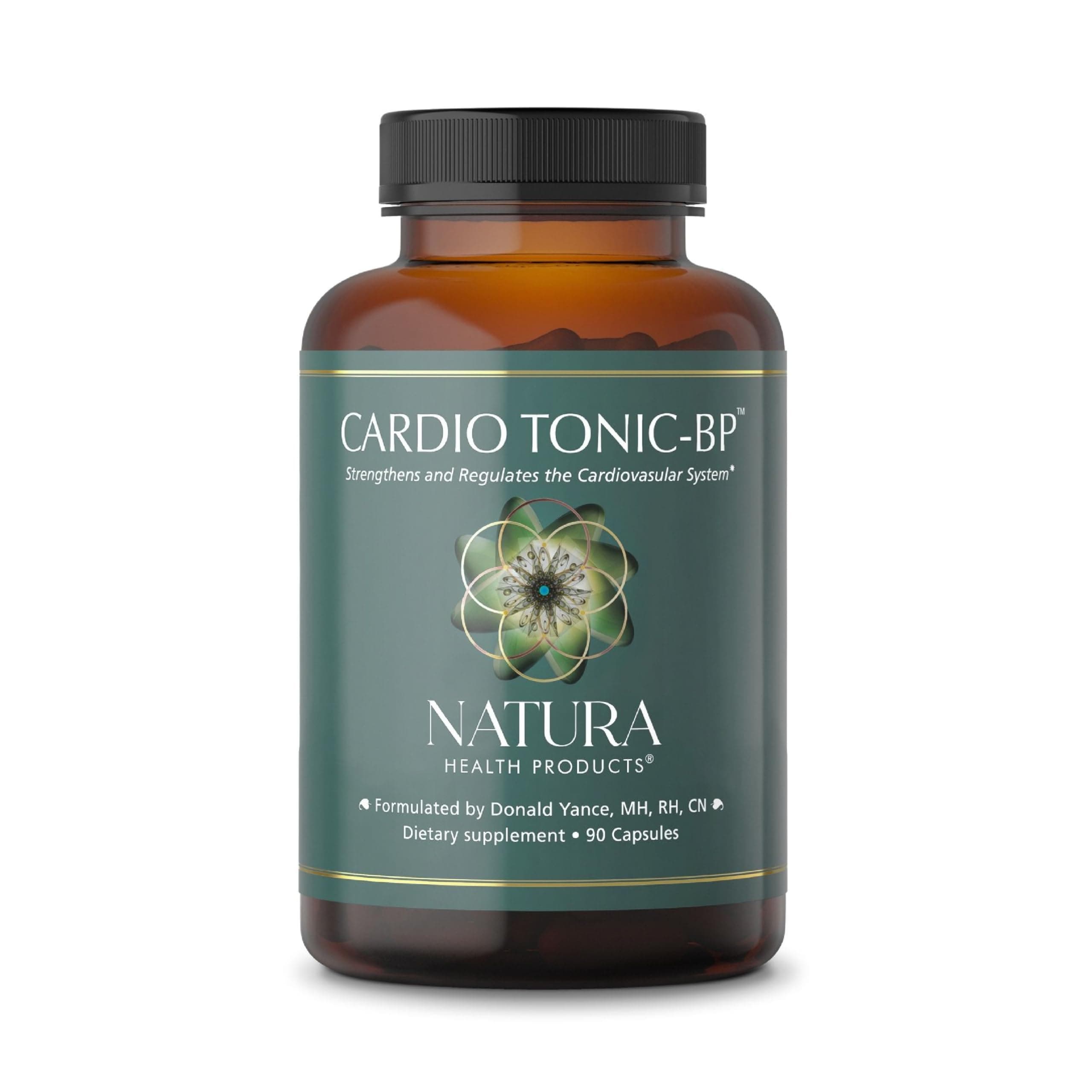 Natura Health Products Cardio Tonic-BP Supplement - Strengthens & Regulates The Cardiovascular System* - Featuring L-Citrulline, Hawthorn Leaf and Flower, Arjuna, & MegaNatural®-BP (90 Capsules)