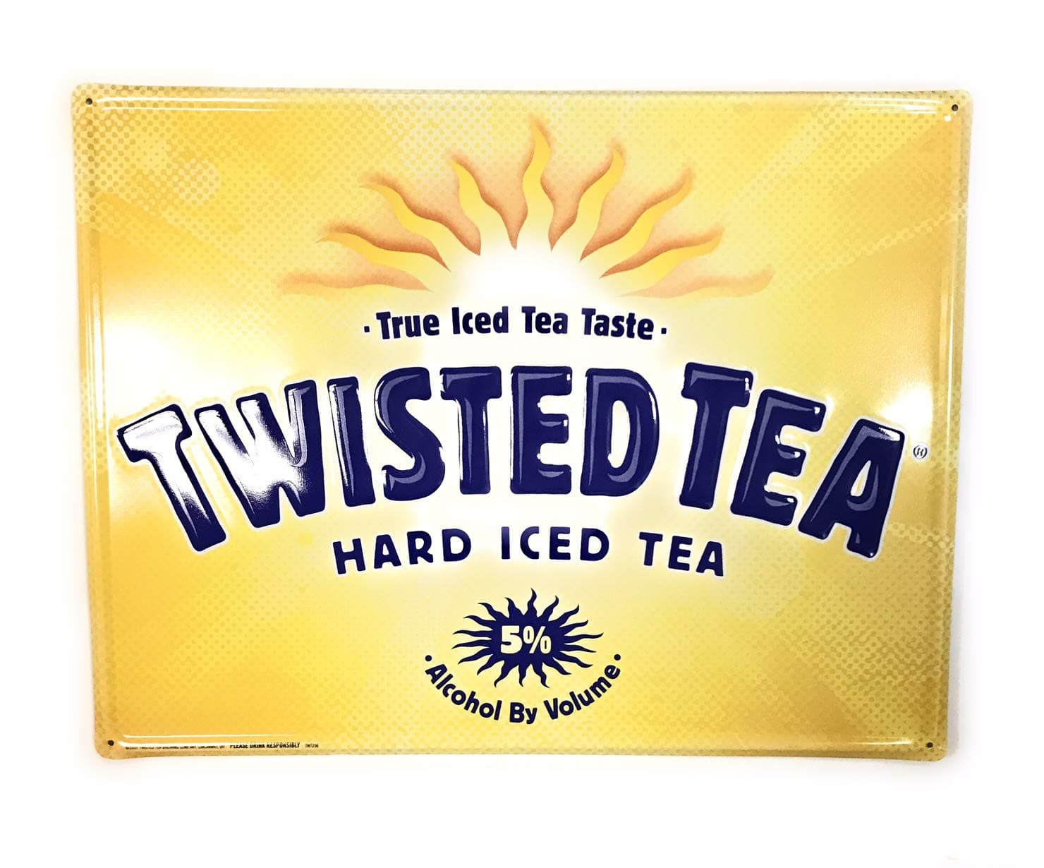 Twisted Tea Hard Iced Tea 2017 Metal Sign 17.5" x 13.5"