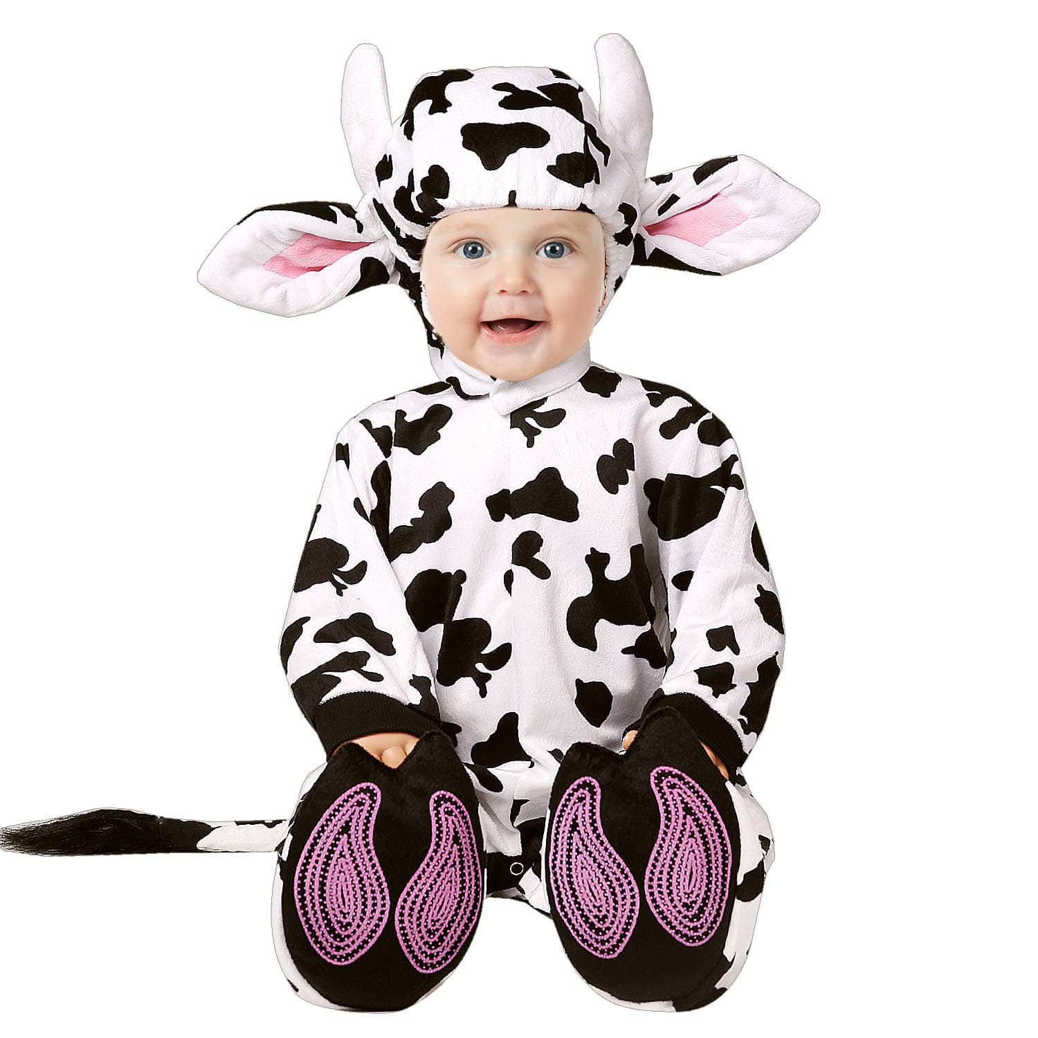 XXOO Toddler Baby Infant Dots Cow Halloween Dress Up Costume Outfit