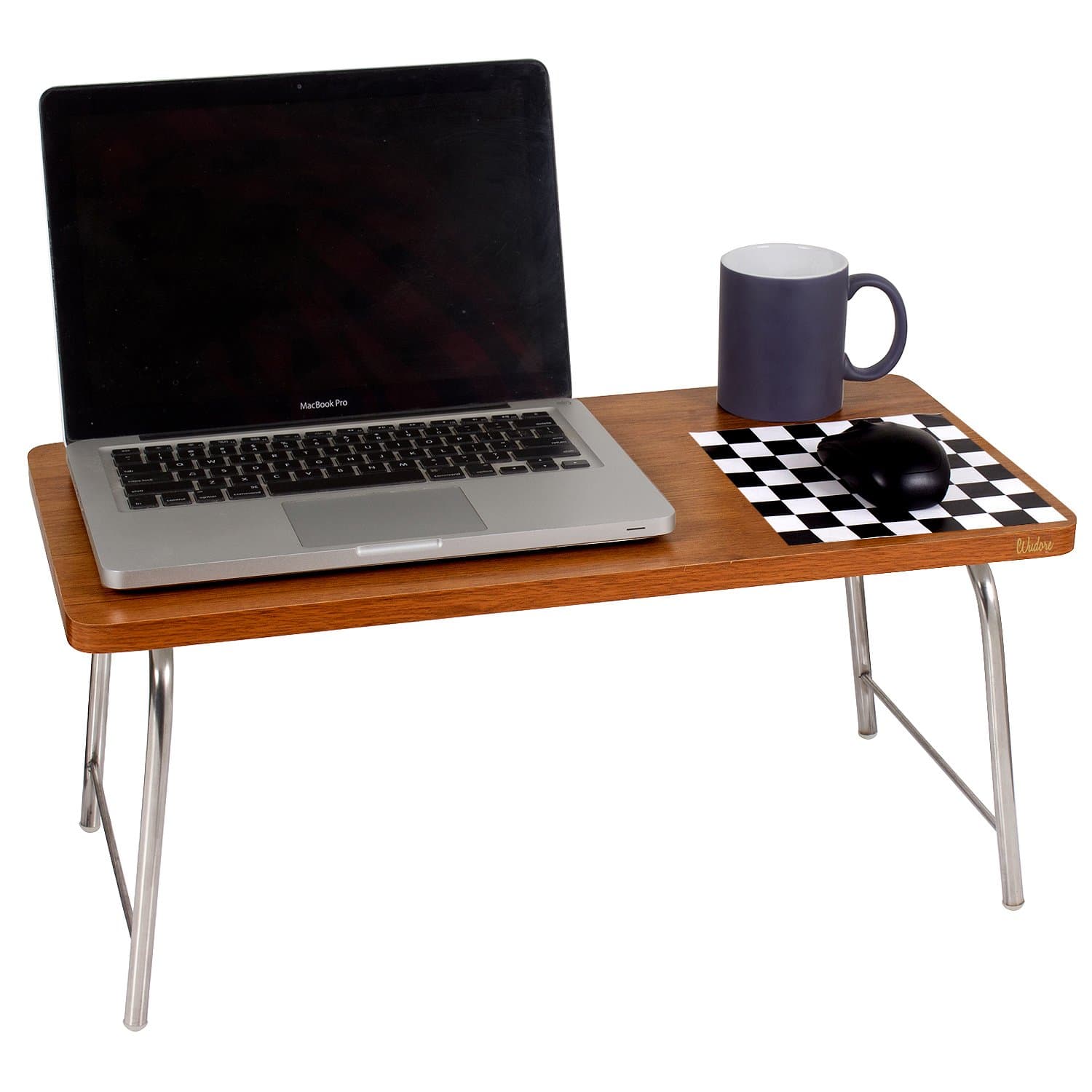 Graphitos Multipurpose Foldable Bed Table - Laptop Table - Study Table - Reading Table - Writing Table - Brown (BBW-TEC)
