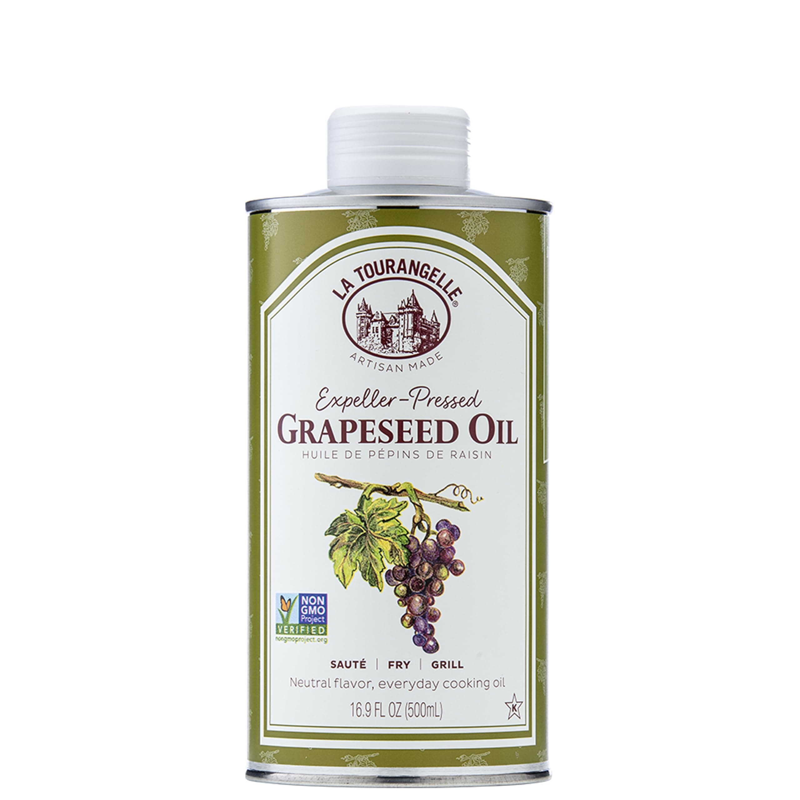 La Tourangelle Grapeseed Oil, 16.9fl. oz (500ml)