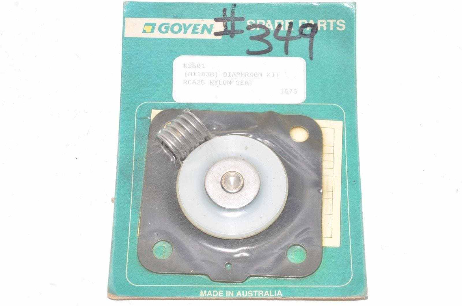 Geniune Goyen Diaphragm Kit K2501