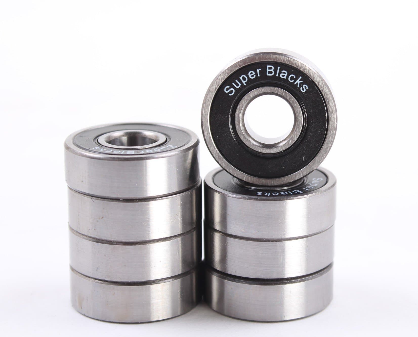skateblanks 1 Set of Super Blacks Skateboard Bearings