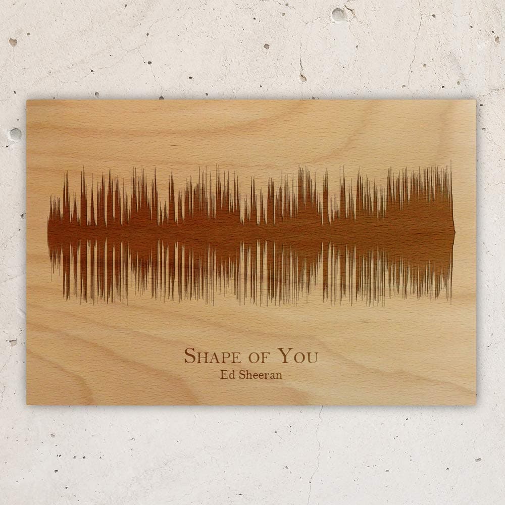 Greta Oto Wooden Soundwave, Engrave your Favorite Song, Wall Hanging, Personalized Gift, Soundwave Art, Wave Art Decor