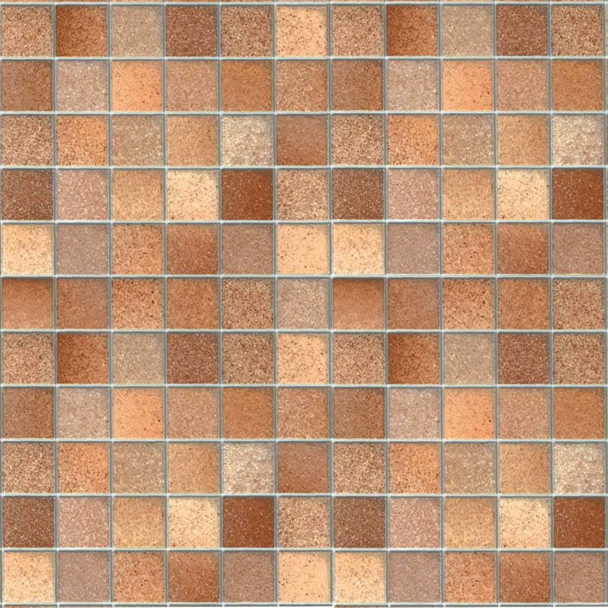 Vinyl DepotTile Toscana Brown 450mm/m Plastic Self-Adhesive Contact Paper Stone Decor Sticker Wallpaper for Kitchen Furniture Living Room