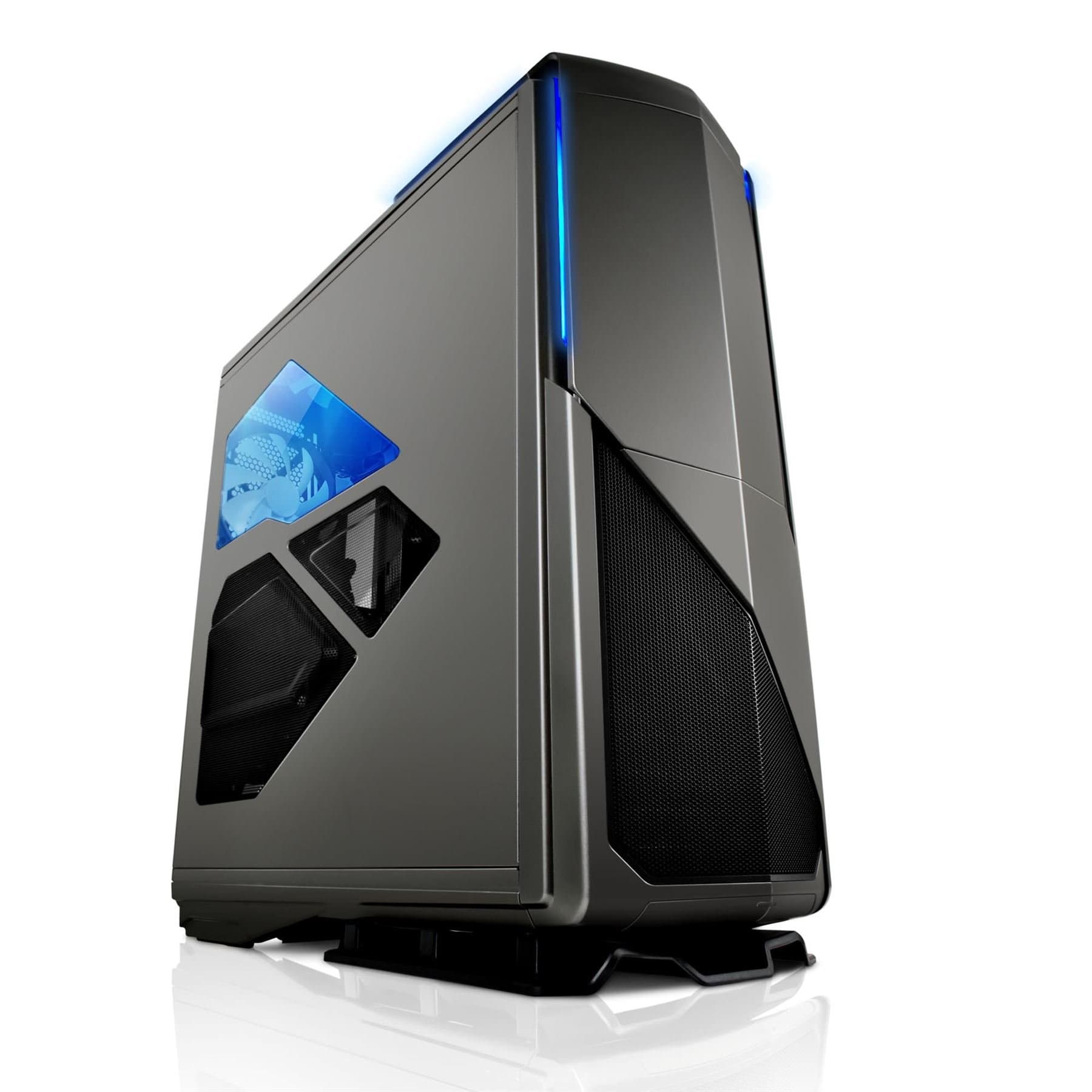 NZXT Phantom 820 Full Tower Chassis with RGB Color Changing Lights and Fan Control CA-PH820-G1, Gunmetal (Shell Only)