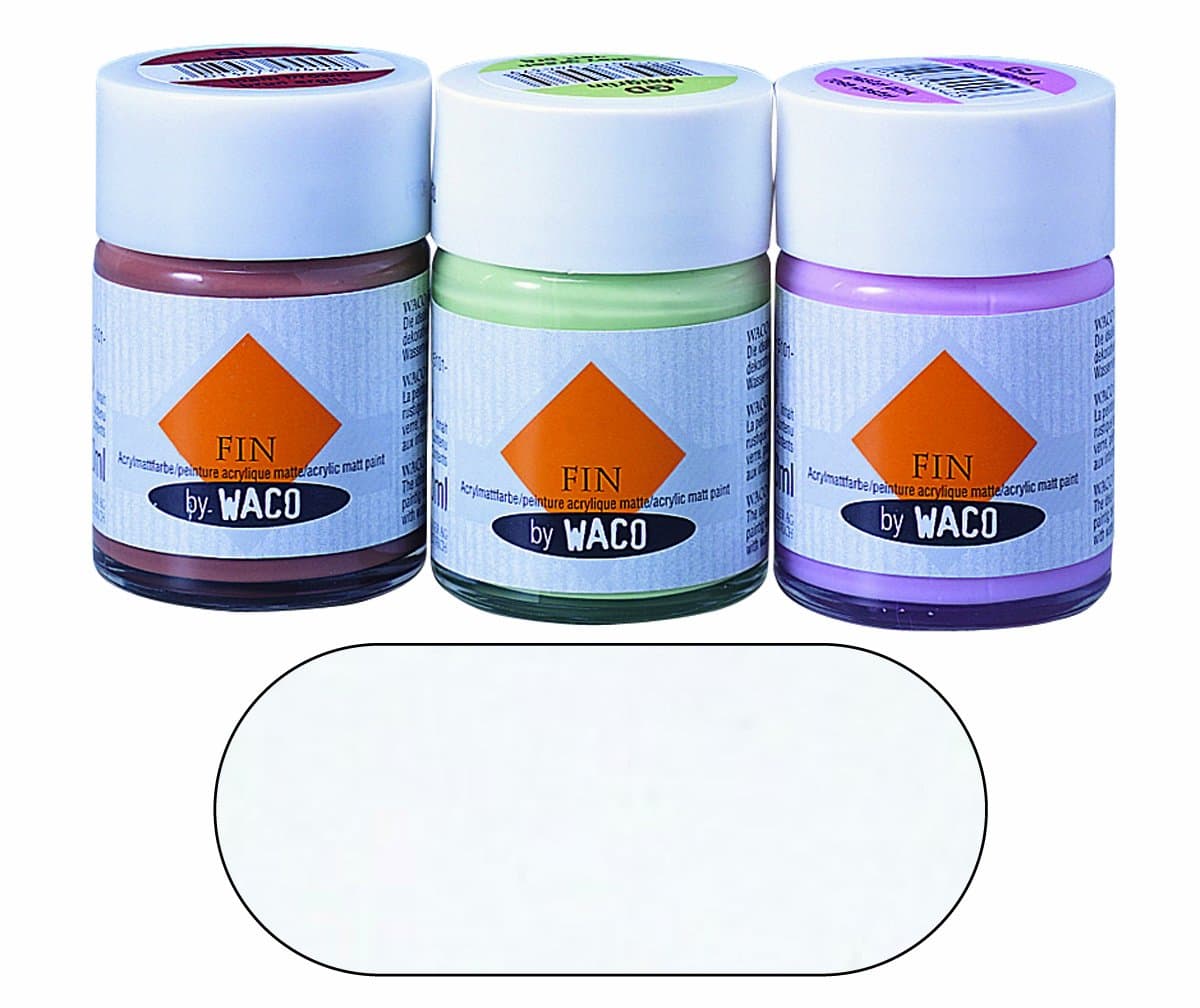 Waco Fin Acrylic mat Paint White
