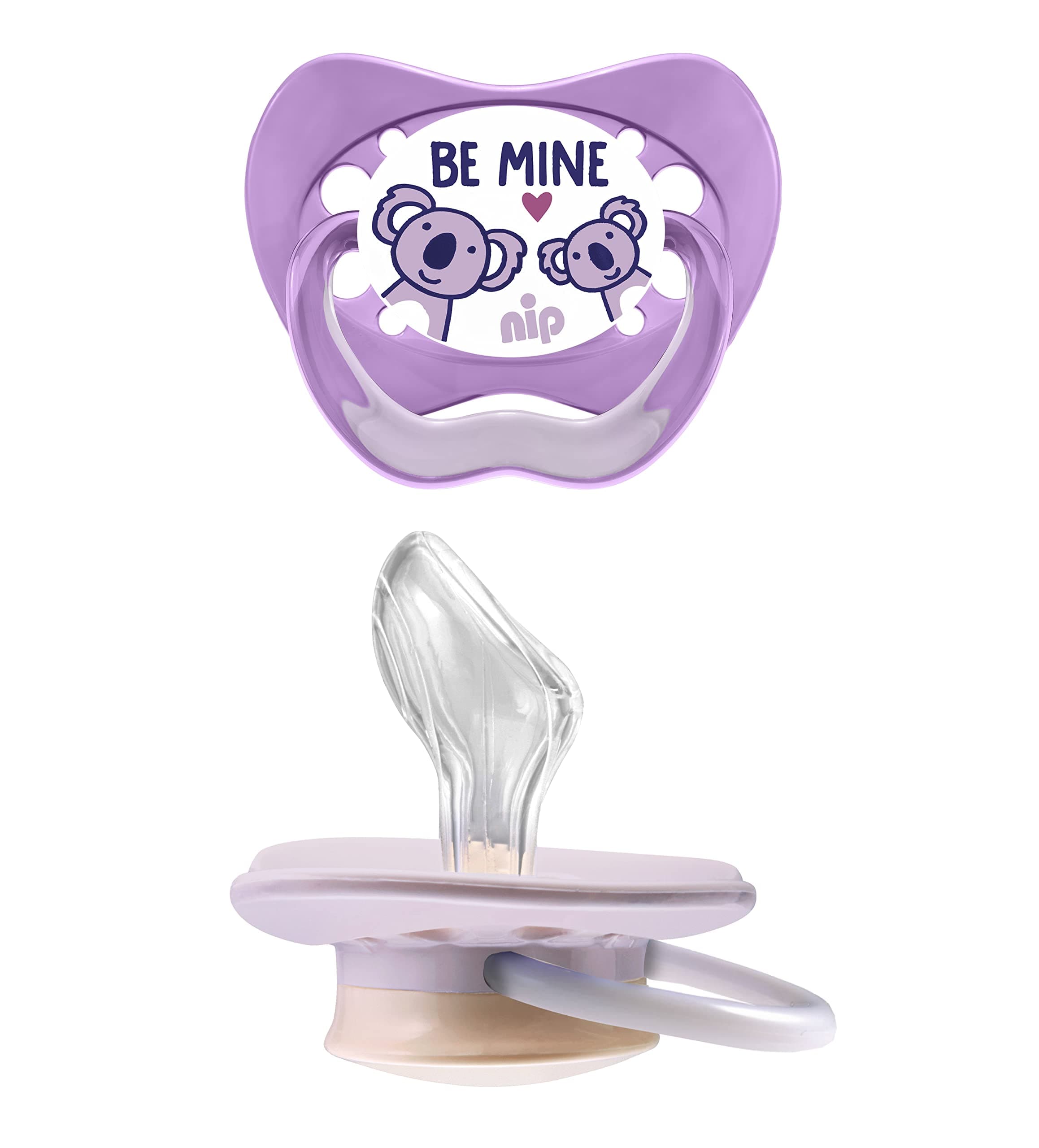 nip Nip, Family Soothers, Size 2, 5-18 Months, Silicone, Made in Germany, BPA Free, Koala & Unicorn