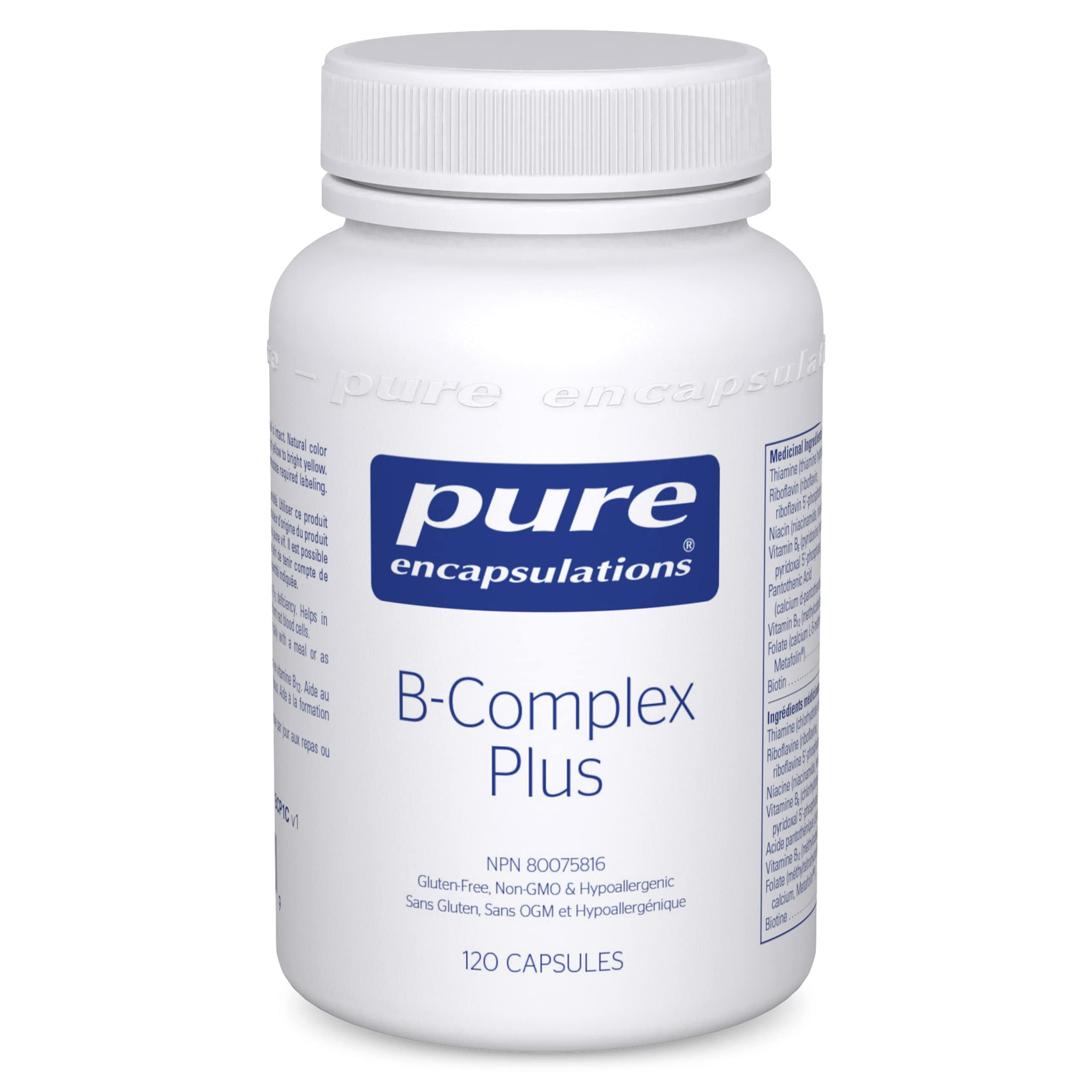 Pure Encapsulations B-Complex Plus 120 Capsules