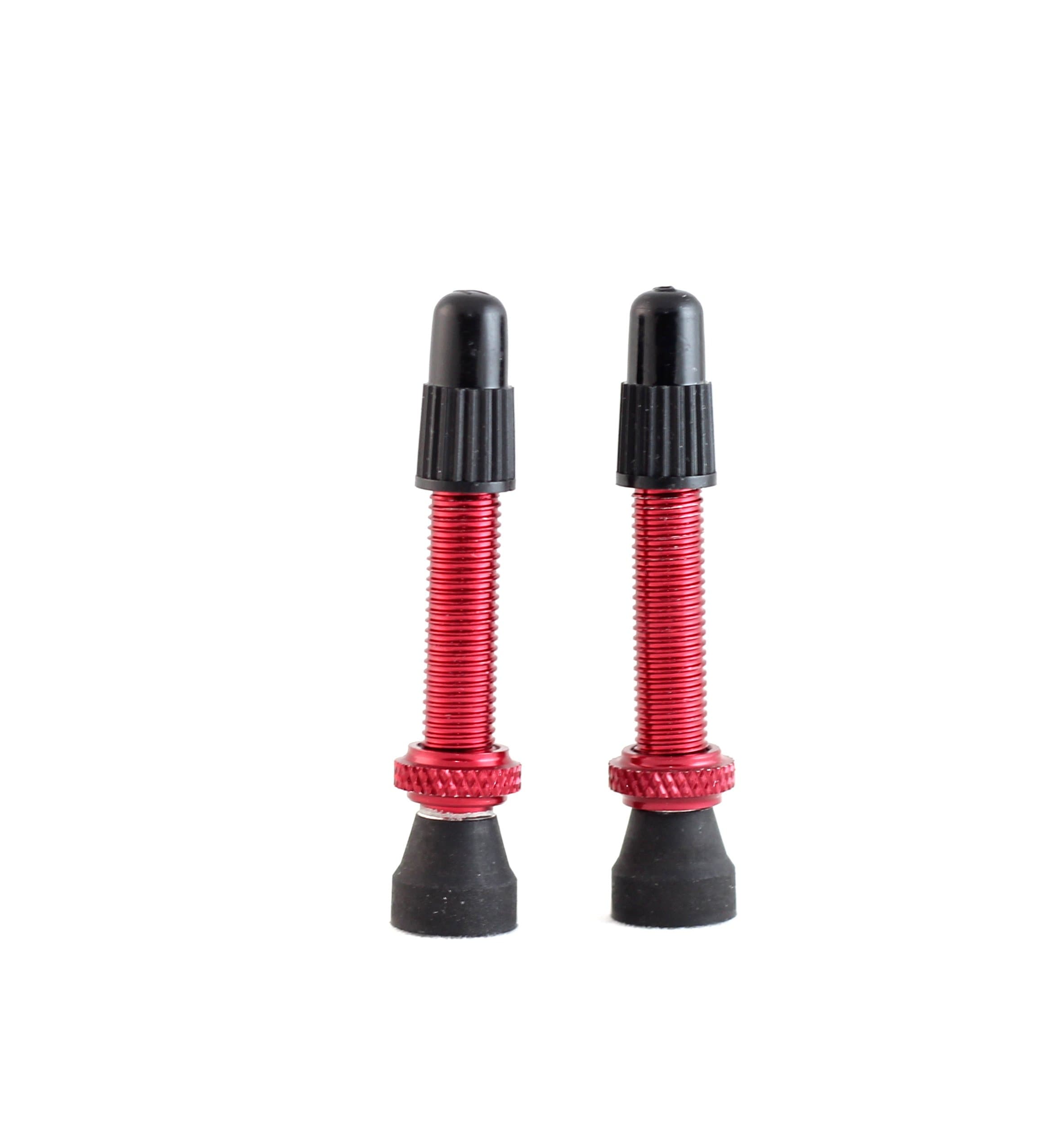 GREDES 35 mm Super Light Red Alloy Bicycle tubeless Valve stem