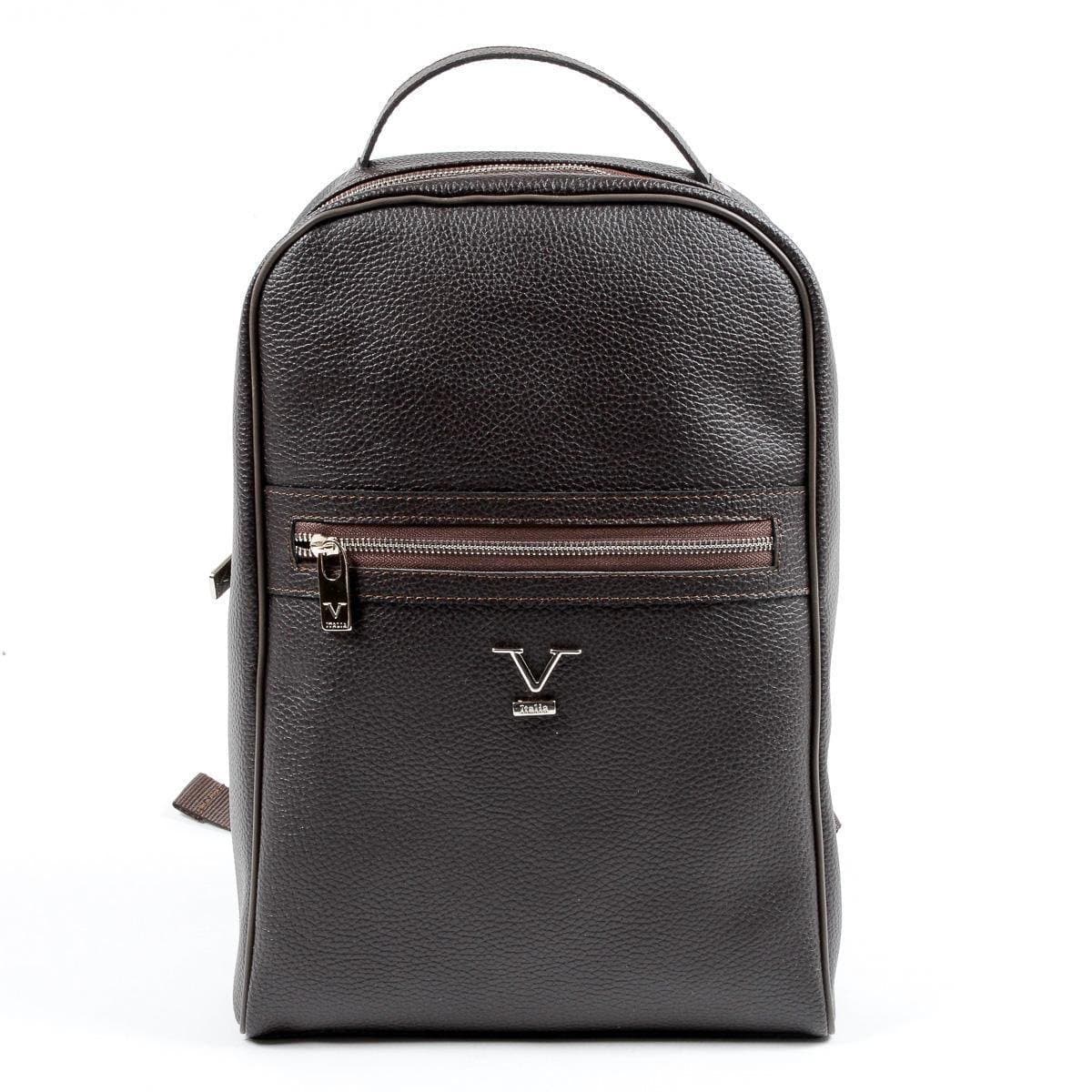 V 1969 Italia Mens Backpack Brown DUBAI - Model:7020 ECO POLAR T MORO - Made in: ITALY