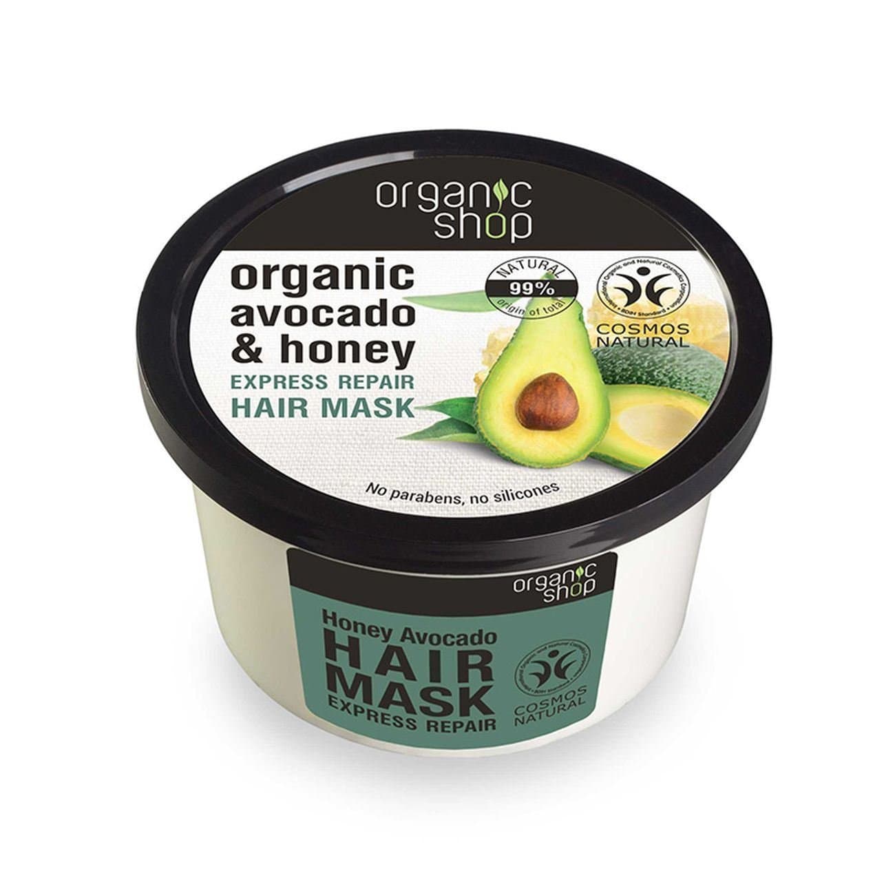 Organic Shop Hair Mask Express Repair Avocado and Honey...