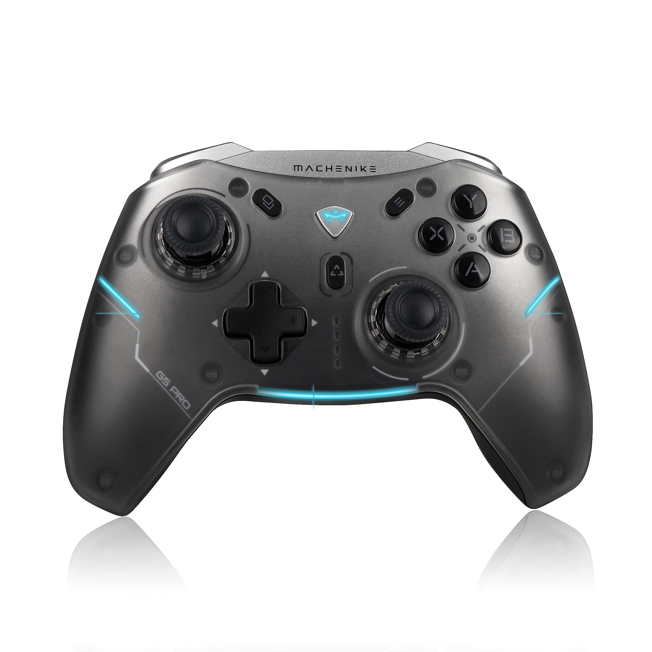 Machenike G5 Pro Tri-mode Switch Controller, USB/BT5.0/2.4G, with Programmable Button, Joystick, Hall Trigger, Kailh Micro Switches, Switch Remote Gamepad for PC, NS, iOS, Android, TV box (Black)