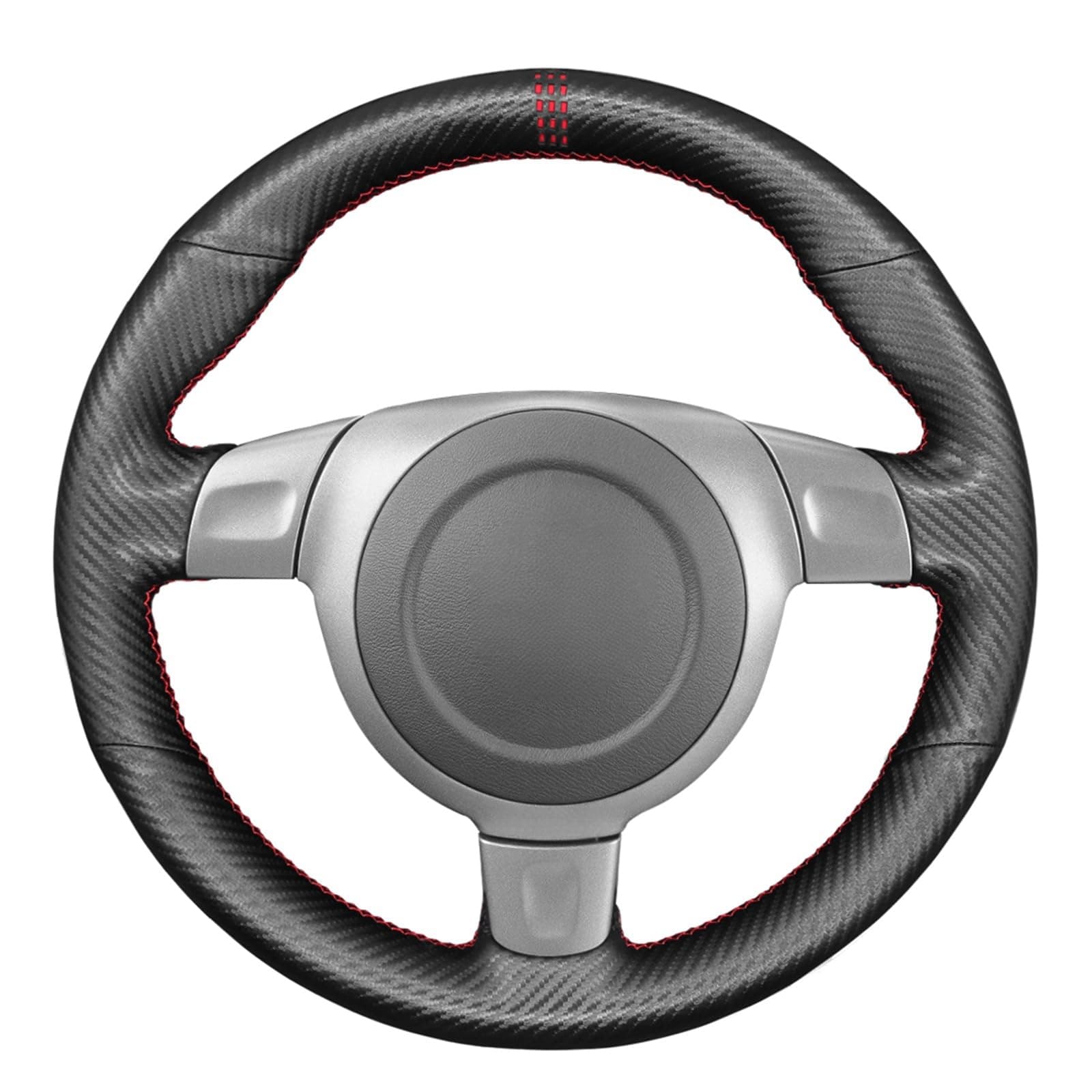 MEWANT Steering Wheel Covers for Porsche 911 (997) / Boxster (987)/ Cayman (987) Hand-Stitched Car Steering Wrap