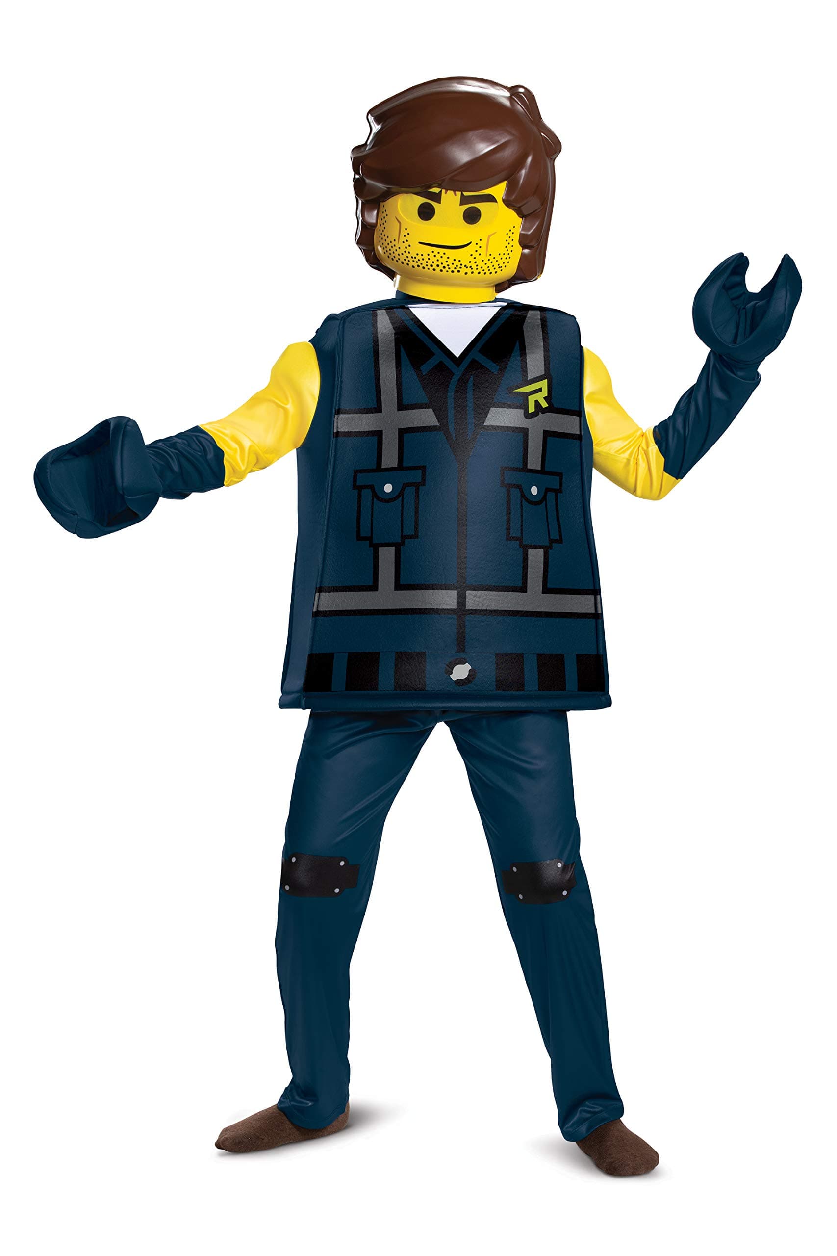DisguiseCostume Rex Dangervest Lego Movie 2 Deluxe Boys' Costume
