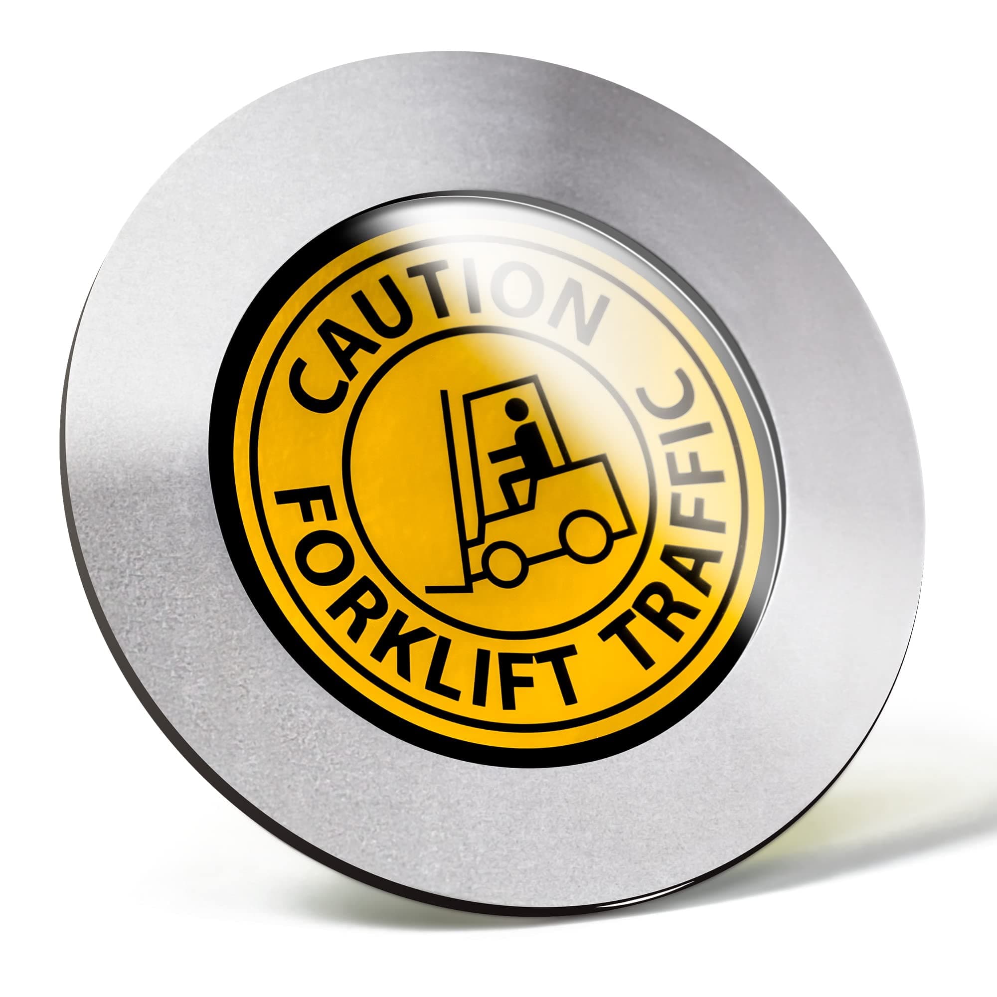 HILITING HD Logo Lens for LED Logo Projector GOBO Lens GOBO Glass Films-Caution Forklift Traffic Sign