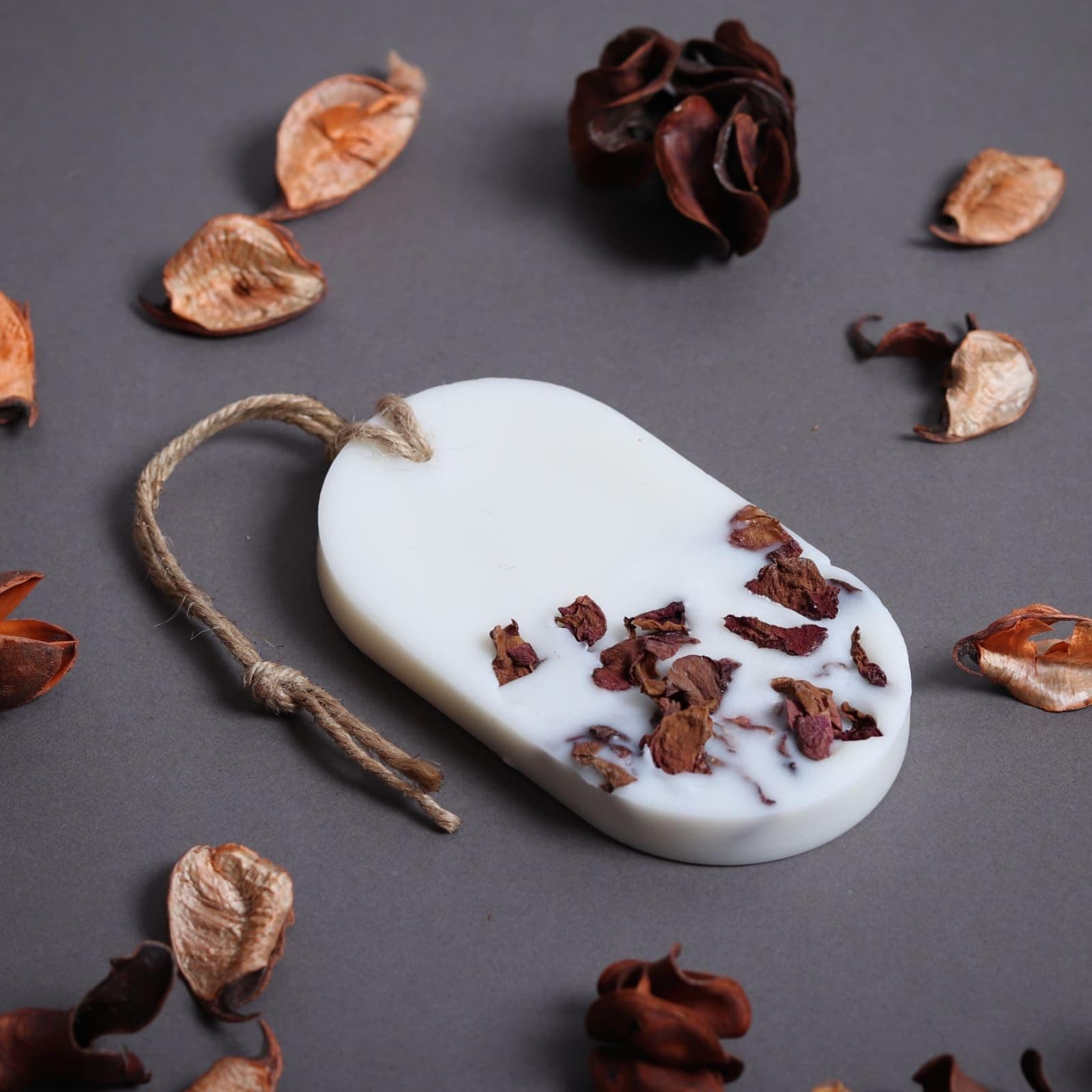 Sachet Tablet Handmade Wax Sachet Rose Scents Home Fragrance for Air Freshner, Wardrobe Freshener, Closets, Drawers, Cupboards, Car, Shoes Racks, Kitchen (Rose Pack of 4)