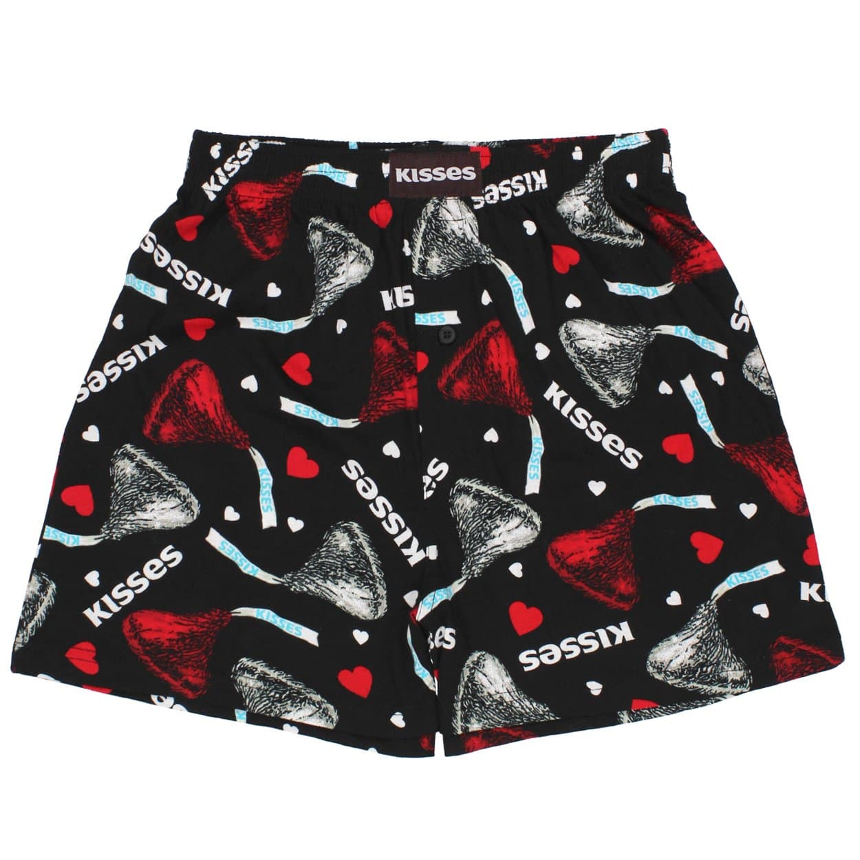 Hershey Kisses Mens Boxer Shorts (Small (28-30), Kisses Black)