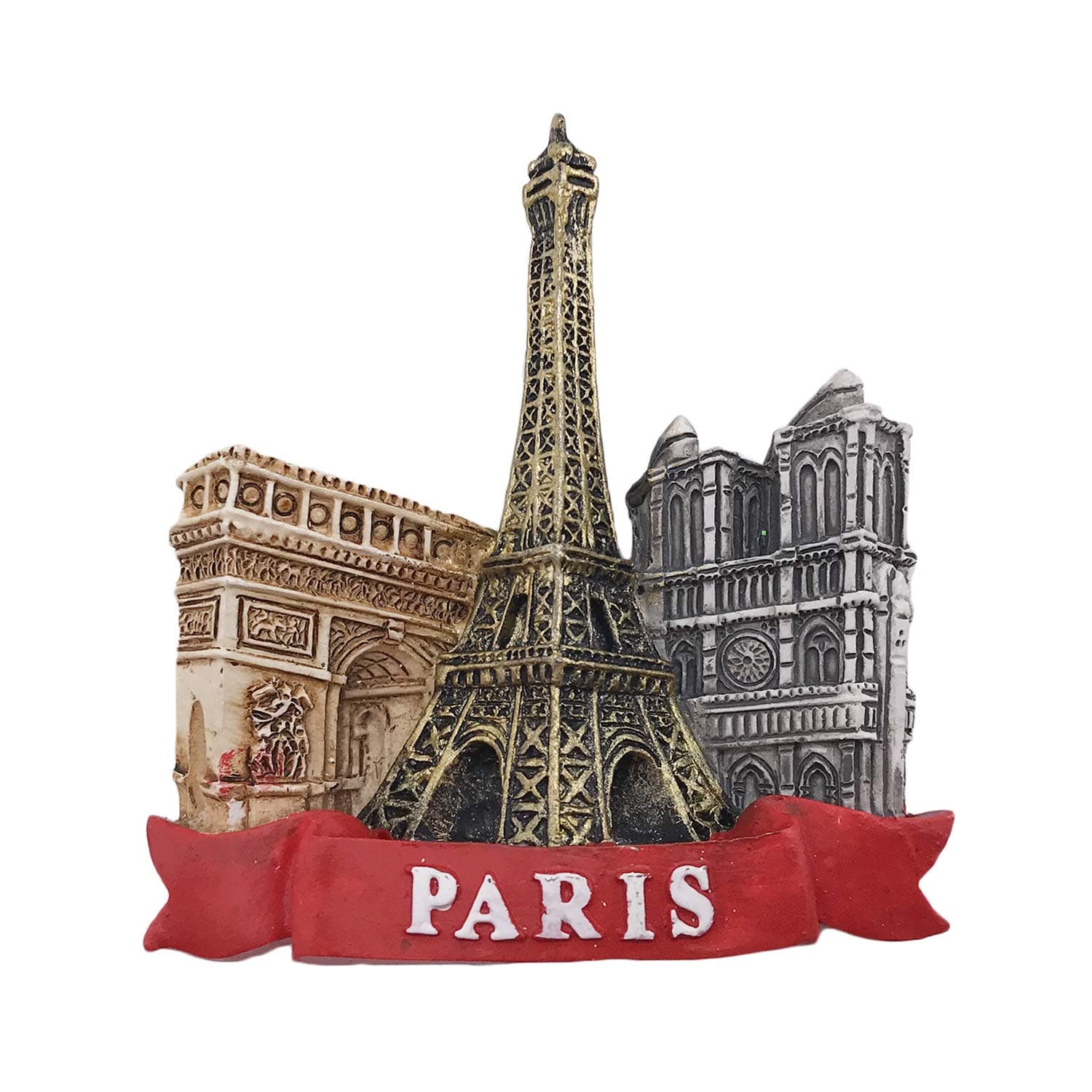 Wedare Magnet Souvenir 3D Paris France Refrigerator Fridge Tourist Handmade Resin Craft ic Stickers Home Kitchen Decoration Travel Gift
