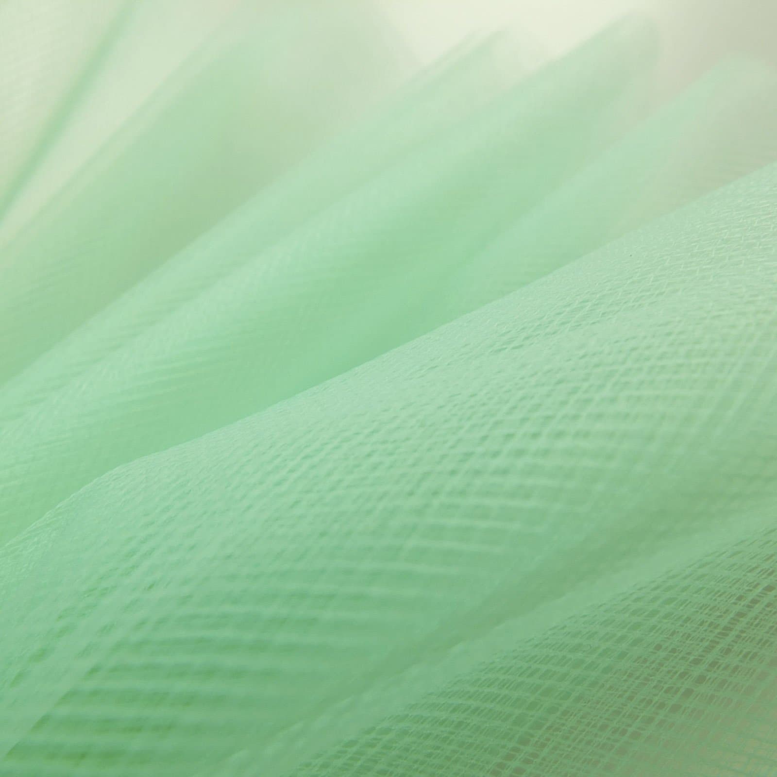 On Trend Fabrics Aqua Mint Green Fine Tulle fabric 300cm wide - sold by the metre - net suitable for prom, underskirt, veil, pleating & ruching