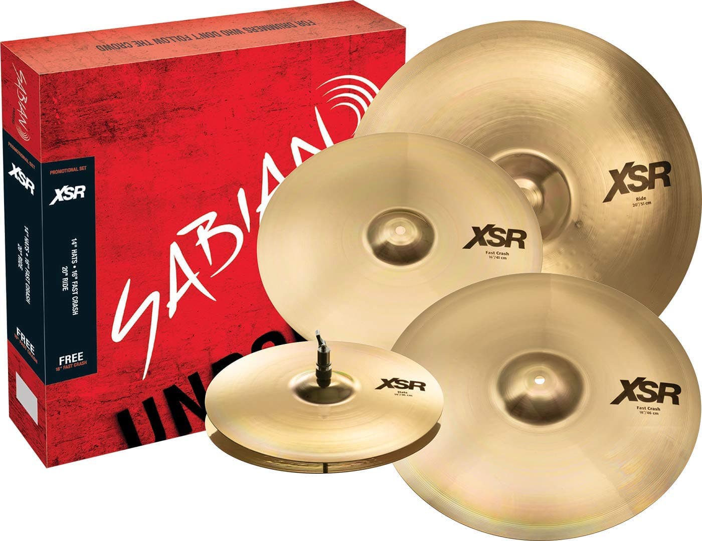 XSR Performance Cymbal Set w/Free 18"