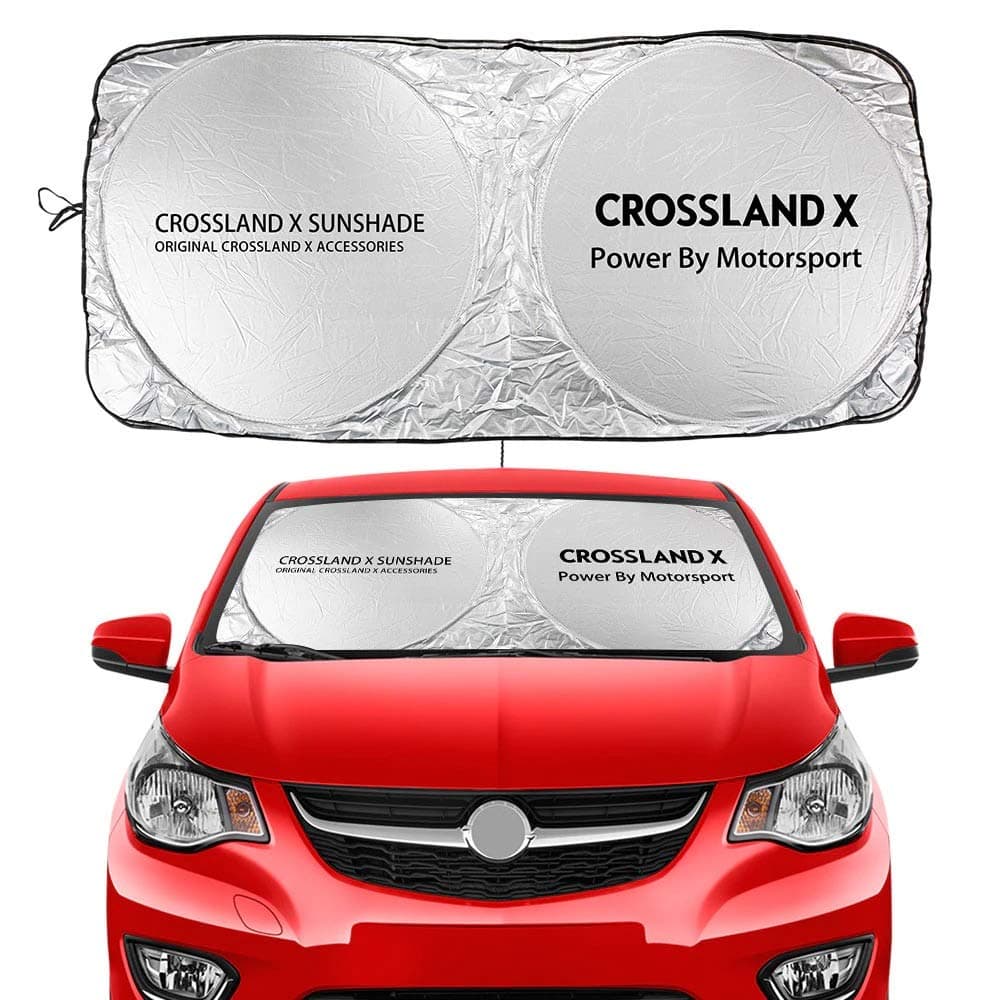 XDRE Car Side Window Sunshades Car Windshield Sunshades Sun Shade Covers Blocks compatible with Opel Adam Combo Corsa Crossland X Grandland Insignia Auto Accessories Mesh car shade