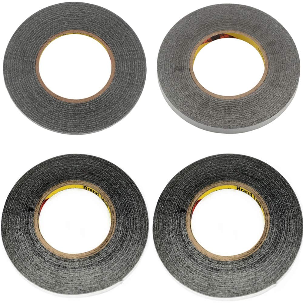 4pcs/Bag Mix Size Long 50 Meters 1mm 2mm 3mm 4mm for 3M Double Sided Tape for ipad Mobile Phone Repair fix LCD Touch Screen