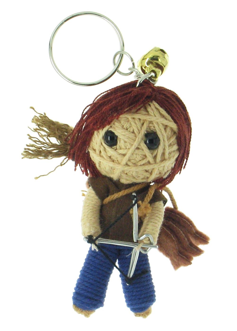 Voodoo String Daryl Dixon Doll Keyring Keychain Red