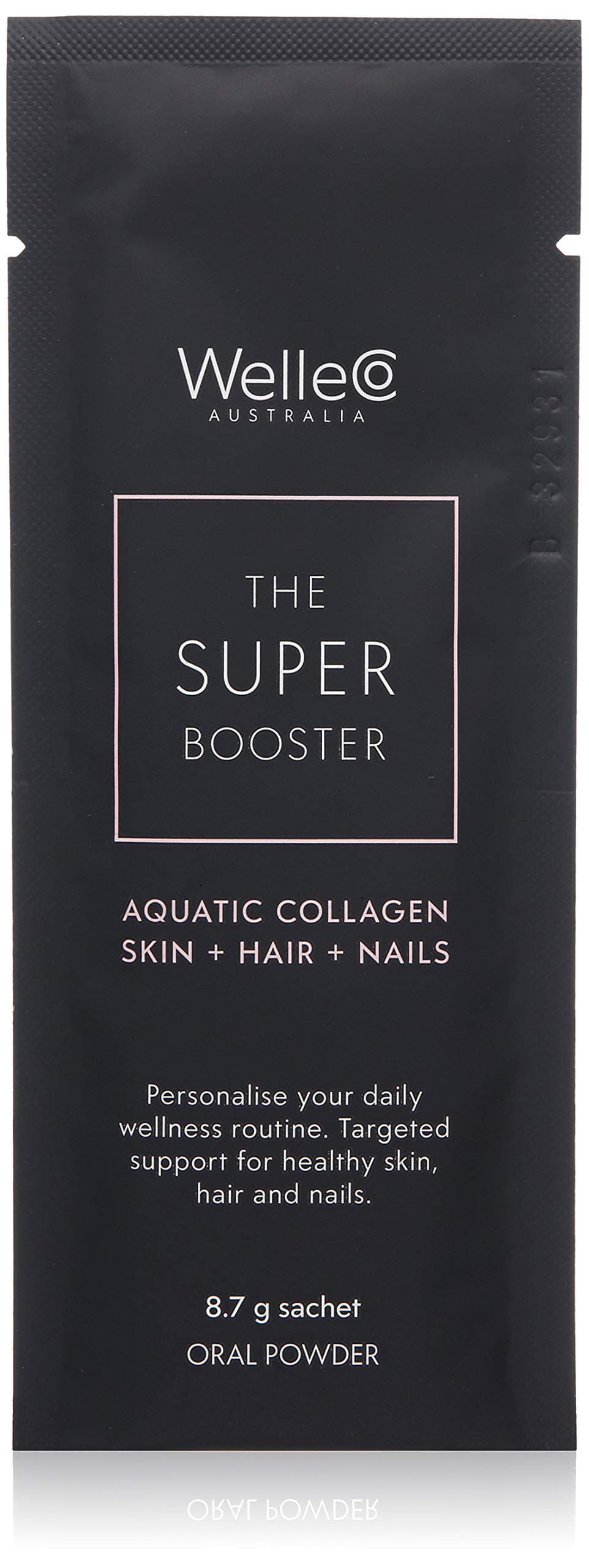 WelleCo Super Boosters 14 Sachet Pack, Aquatic Collagen Skin + Hair + Nails