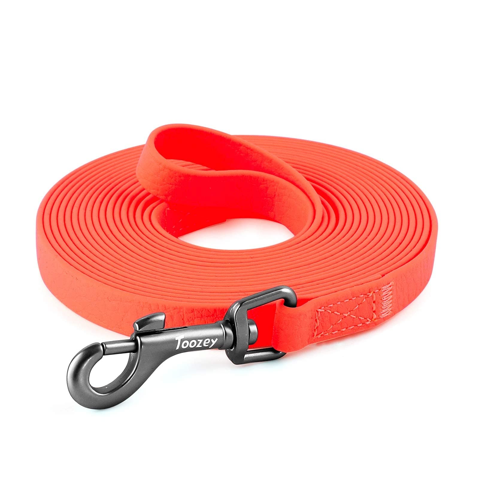 Dog Training Lead, 5m Long Waterproof Leash with Hand Loop and Mesh Bag, Durable for Small to Large Dogs, Orange