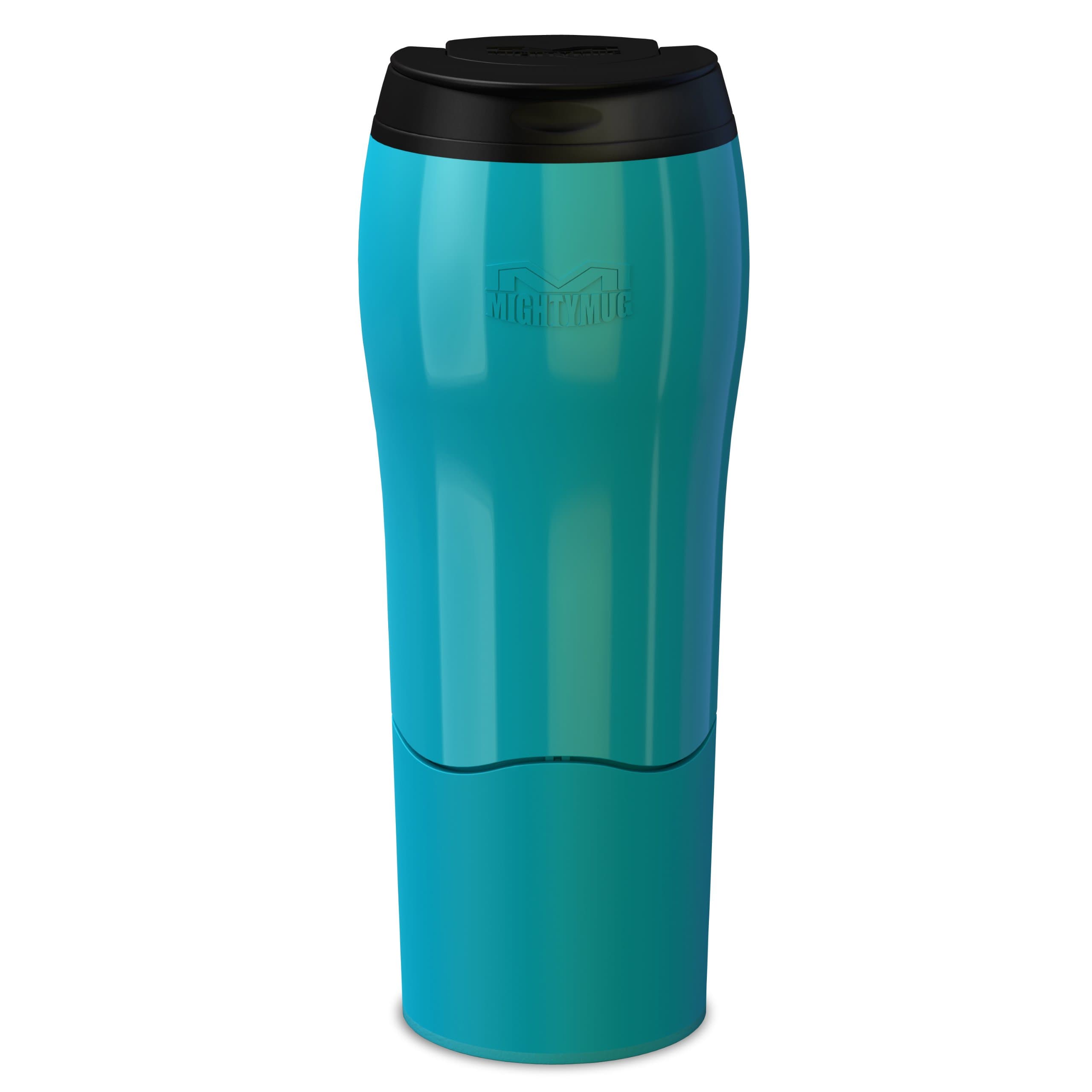 Dexam Mighty Mug Travel Mug 'the mug that won't fall over' Thermos in Teal Blue 17920228