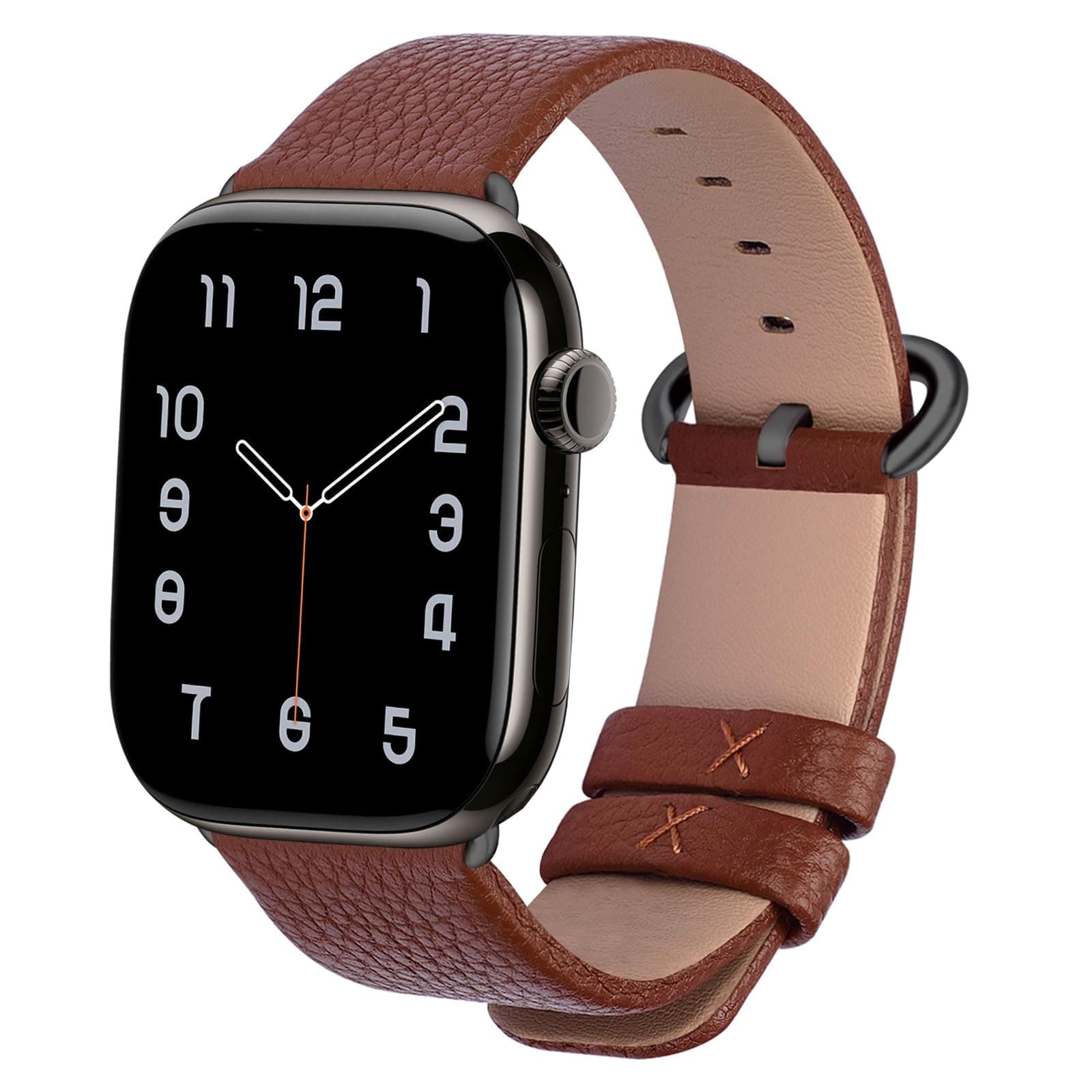 Premium Leather Band Compatible with Apple Watch Strap 38mm 40mm 41mm 42mm 44mm 45mm 46mm 49mm,Yola Leather Bracelet for iWatch Ultra3/2/1 SE3/2/1 Series 11/10/9/8/7/6/5/4/3/2/1