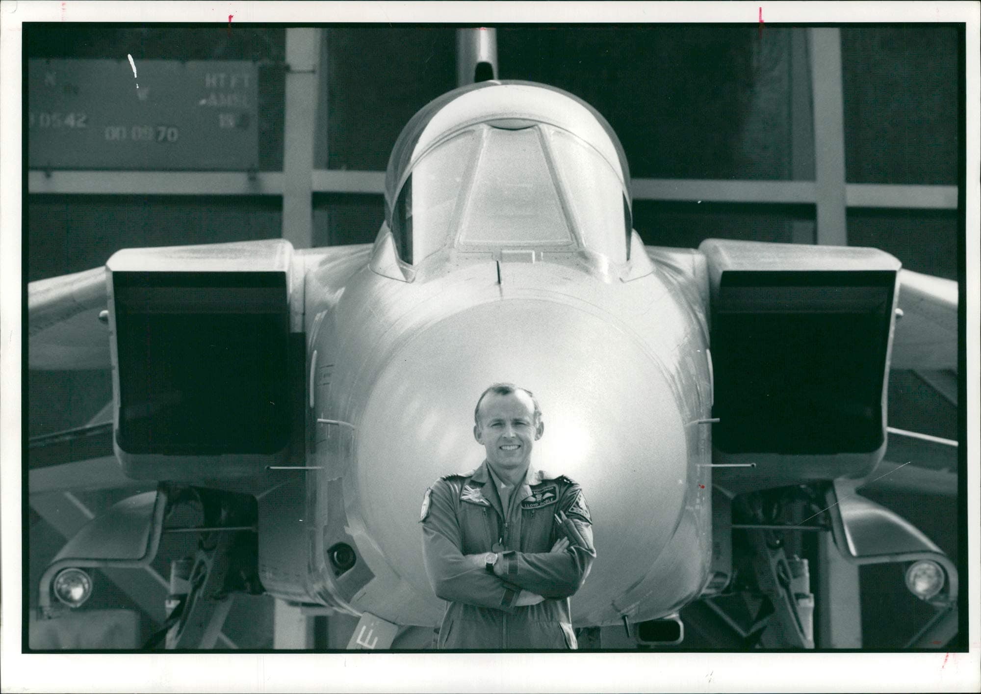 Vintage photo of Panavia Tornado Aircraft family:LA Doble.