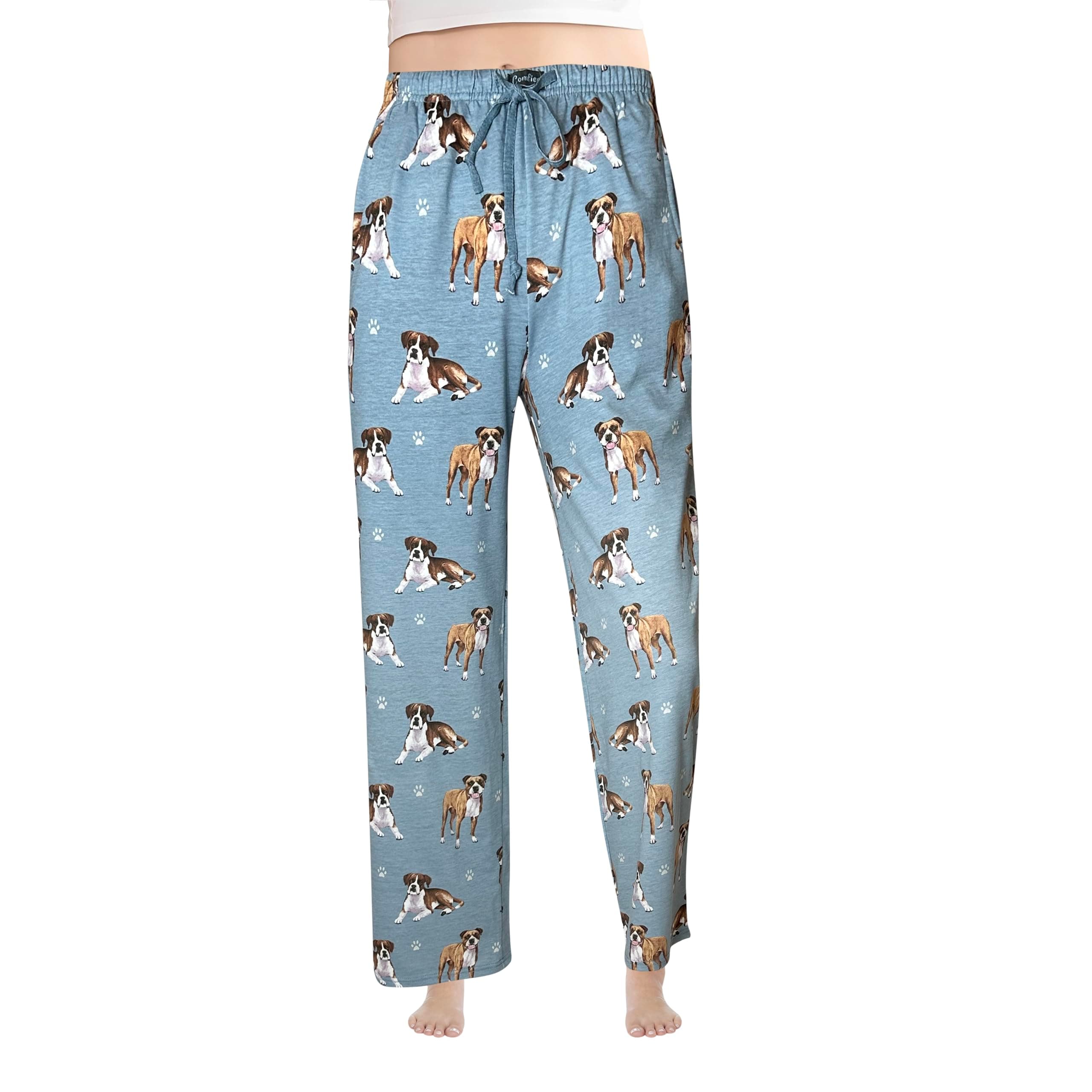 Pet Lover Pajama Pants – New Cotton Blend - All Season - Comfort Fit Lounge Pants for Women and Men - 27 Breeds Available