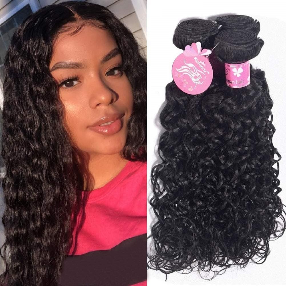 Brazilian Curly Human Hair Weave 3 Bundles Virgin Remy Hair Extensions Italian Curl Unprocessed 8A Grade Natural Black Color 16 18 20 Inch 100g/pc